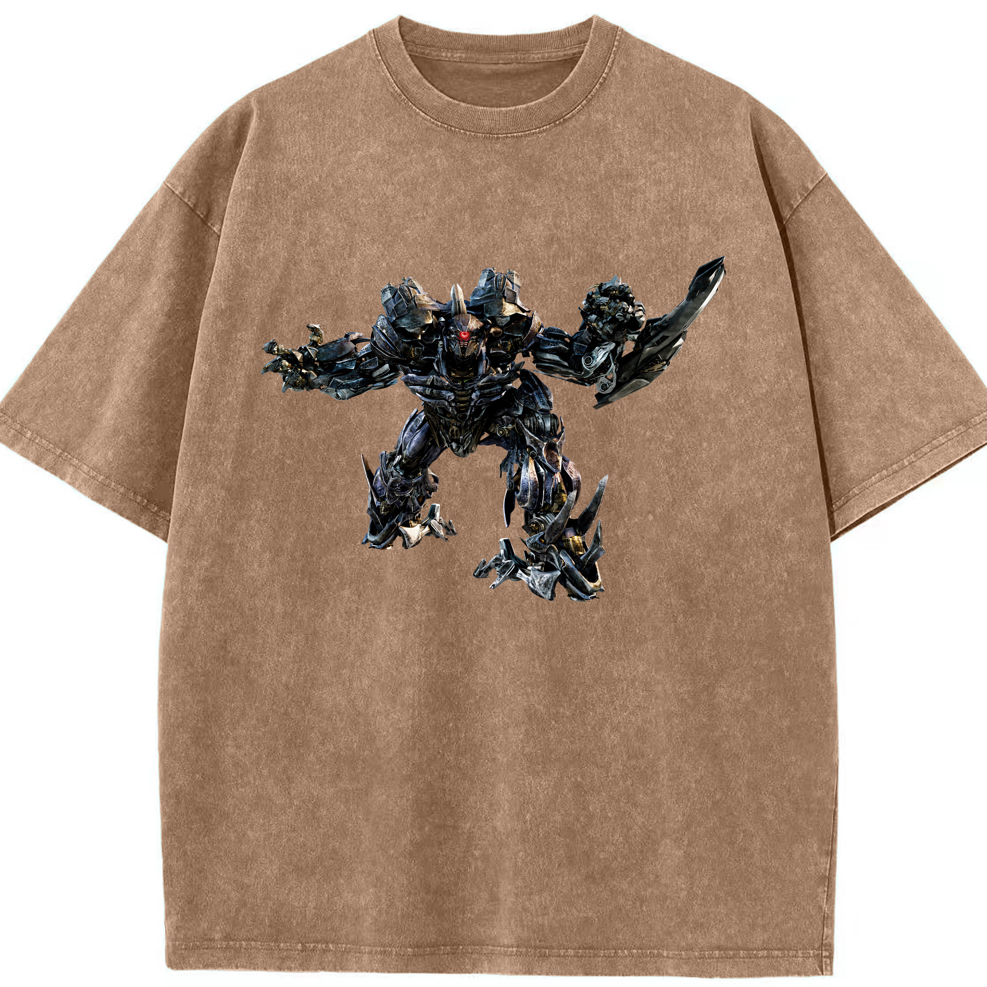 （画像用） Transformers トランスフォーマー 綿100% ヴィンテージ風 半袖Tシャツ（フロントプリント）