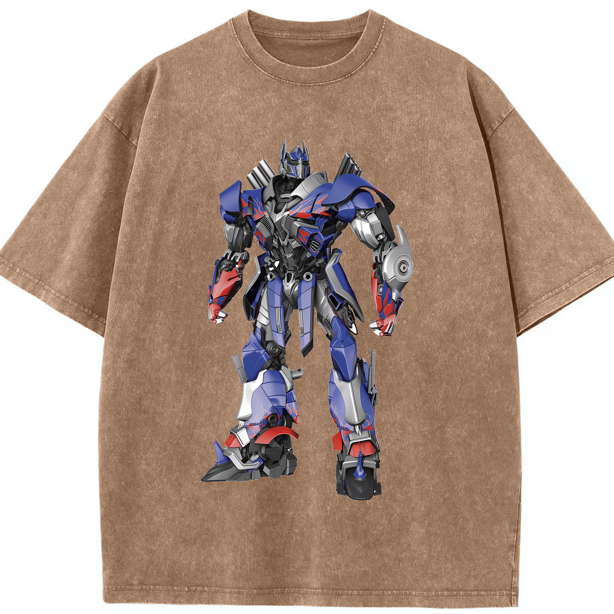 （画像用） Transformers トランスフォーマー 綿100% ヴィンテージ風 半袖Tシャツ（フロントプリント）