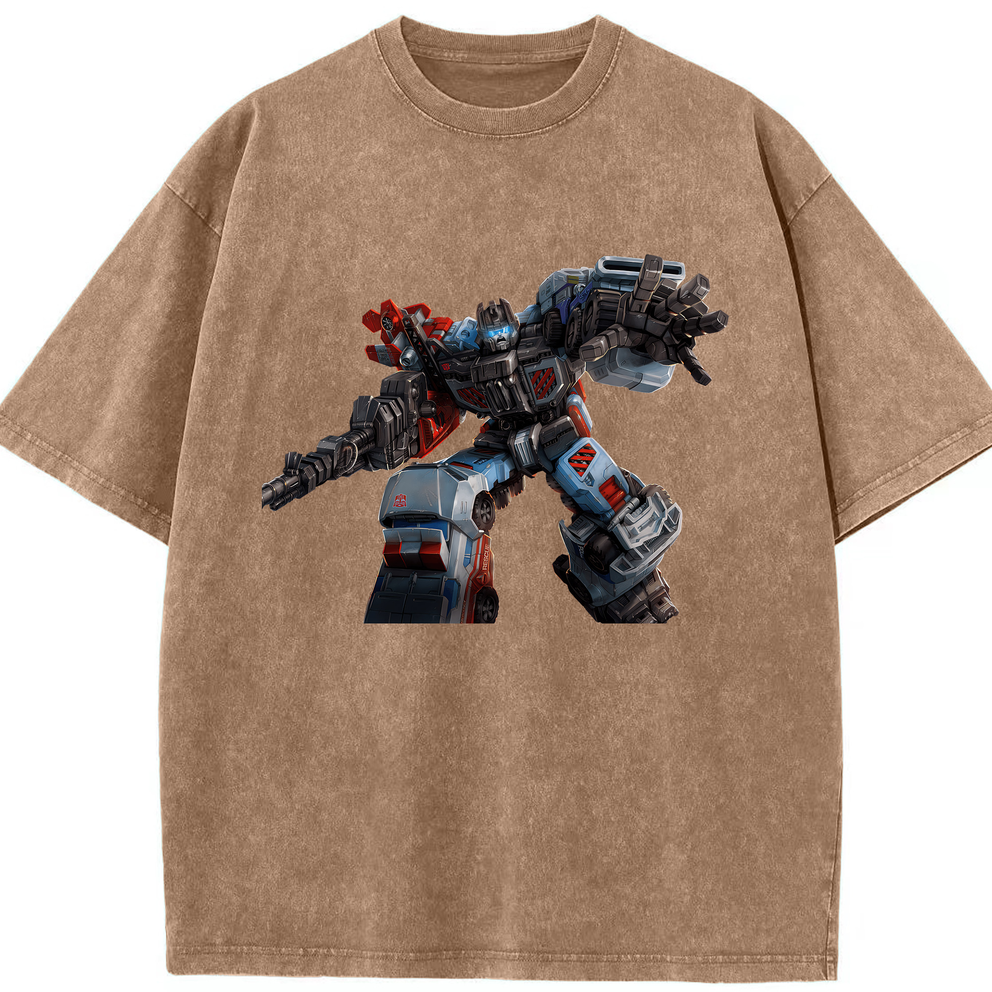 （画像用） Transformers トランスフォーマー 綿100% ヴィンテージ風 半袖Tシャツ（フロントプリント）