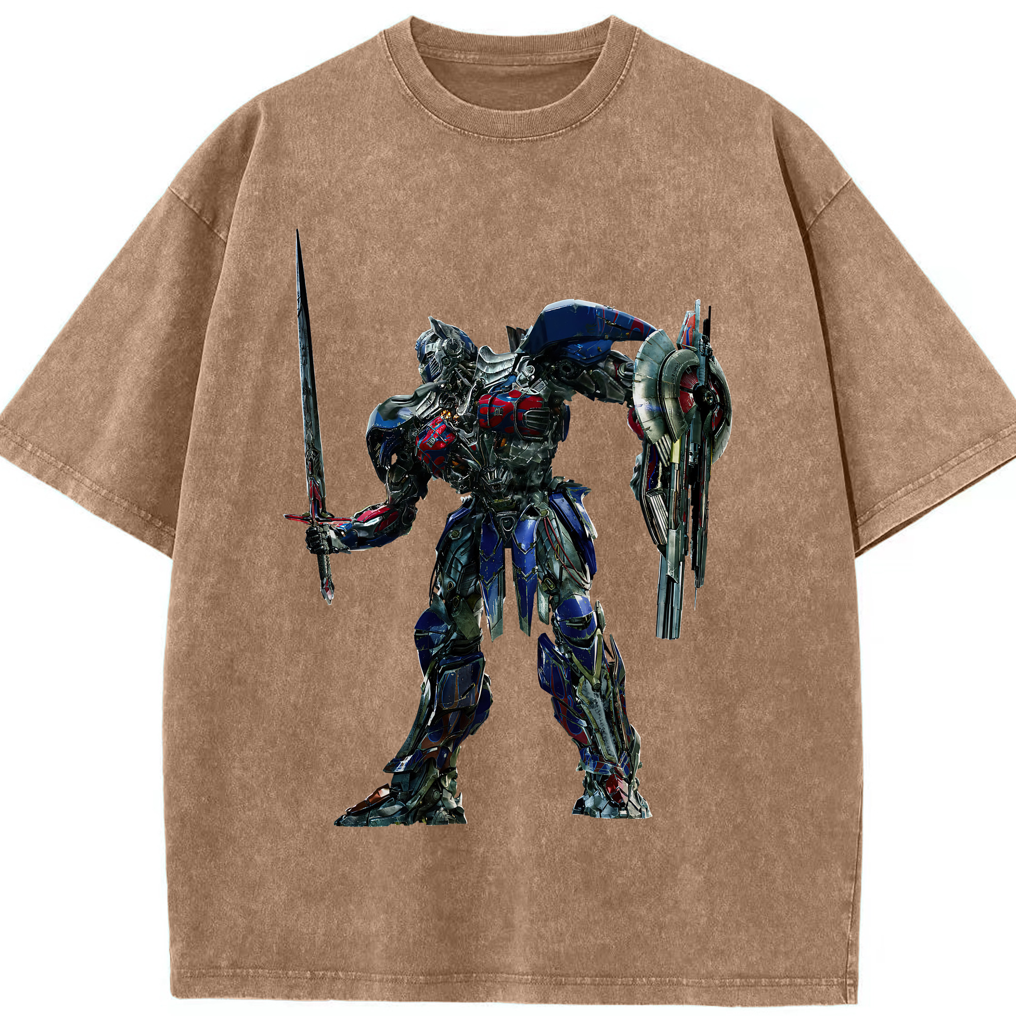 （画像用） Transformers トランスフォーマー 綿100% ヴィンテージ風 半袖Tシャツ（フロントプリント）