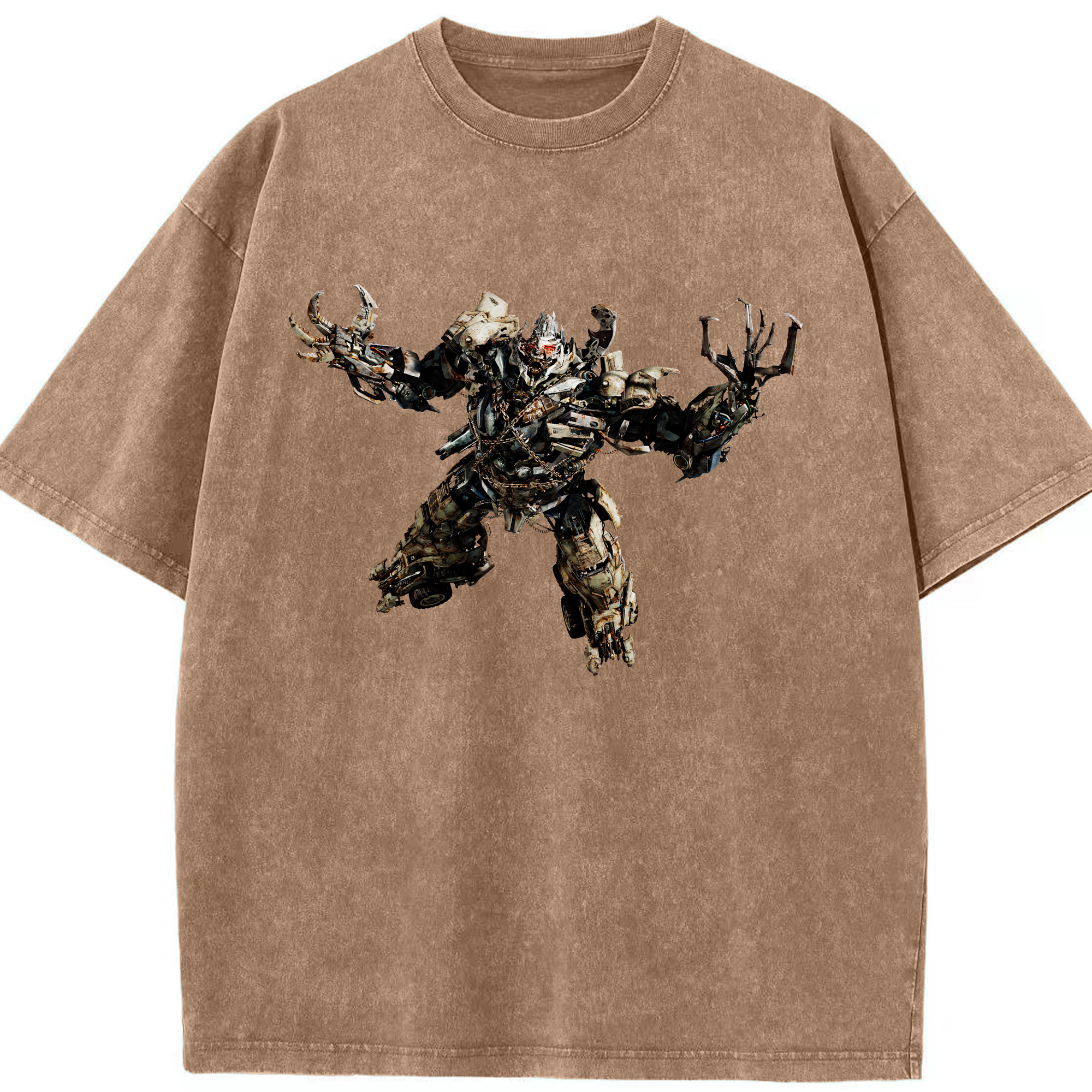 （画像用） Transformers トランスフォーマー 綿100% ヴィンテージ風 半袖Tシャツ（フロントプリント）