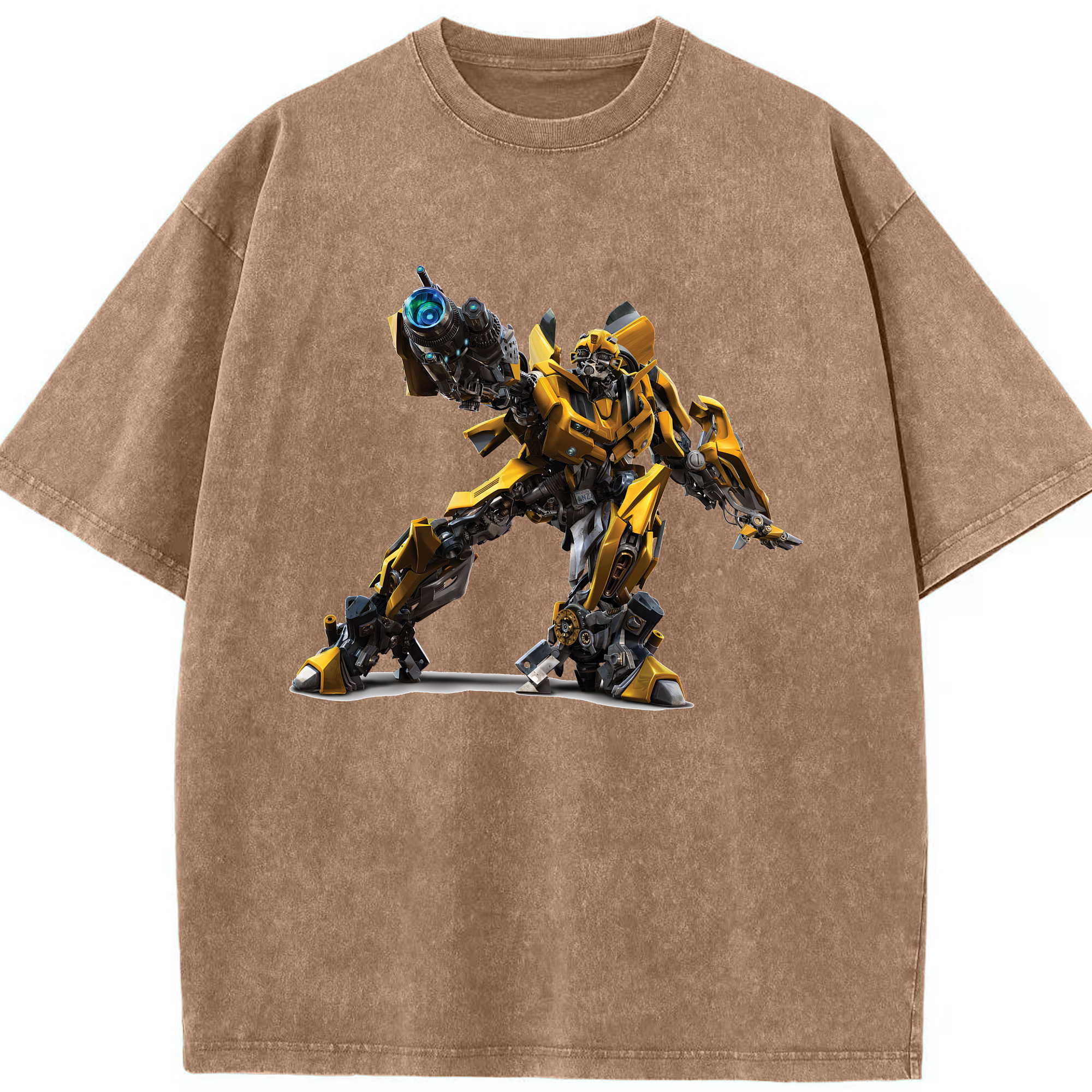 （画像用） Transformers トランスフォーマー 綿100% ヴィンテージ風 半袖Tシャツ（フロントプリント）