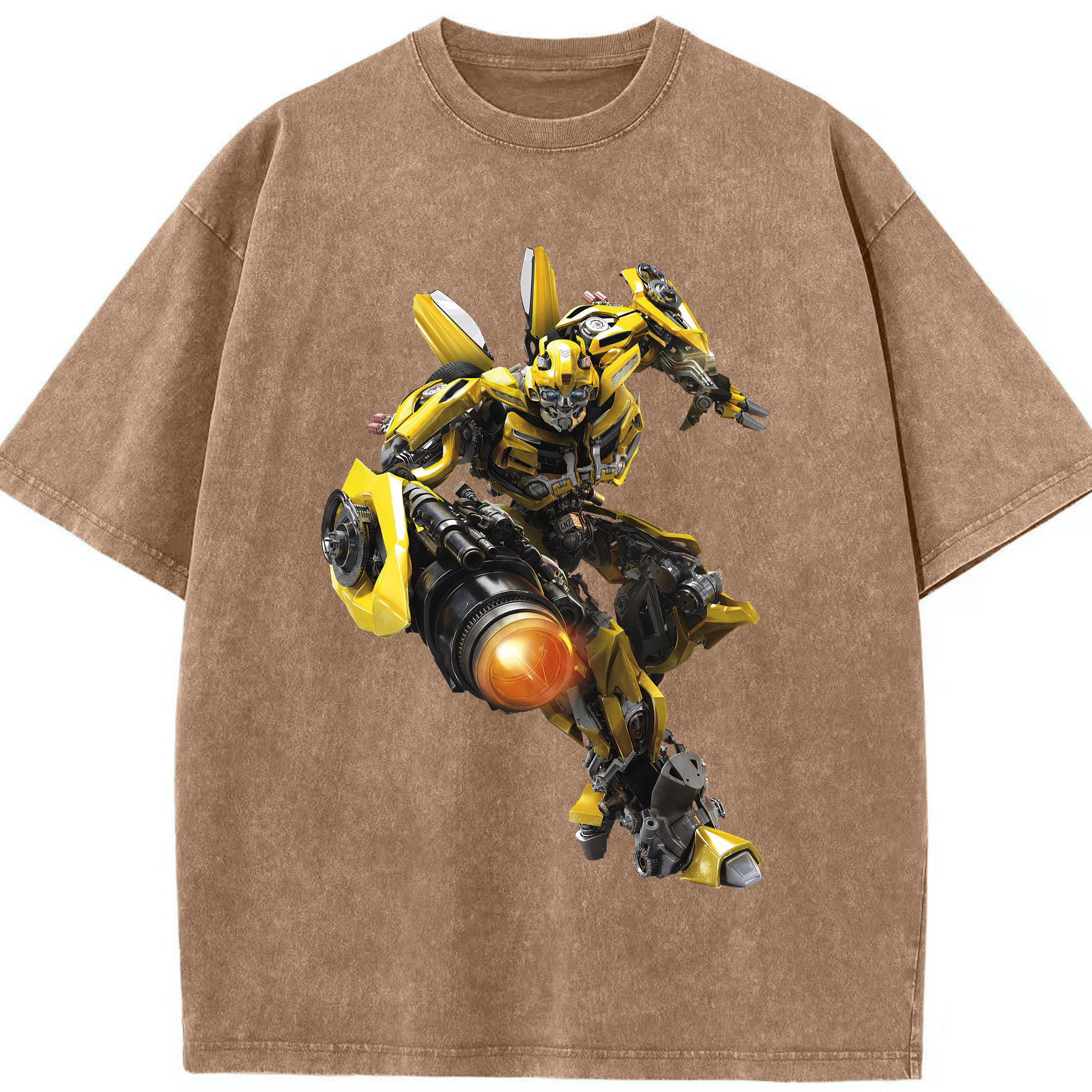 （画像用） Transformers トランスフォーマー 綿100% ヴィンテージ風 半袖Tシャツ（フロントプリント）