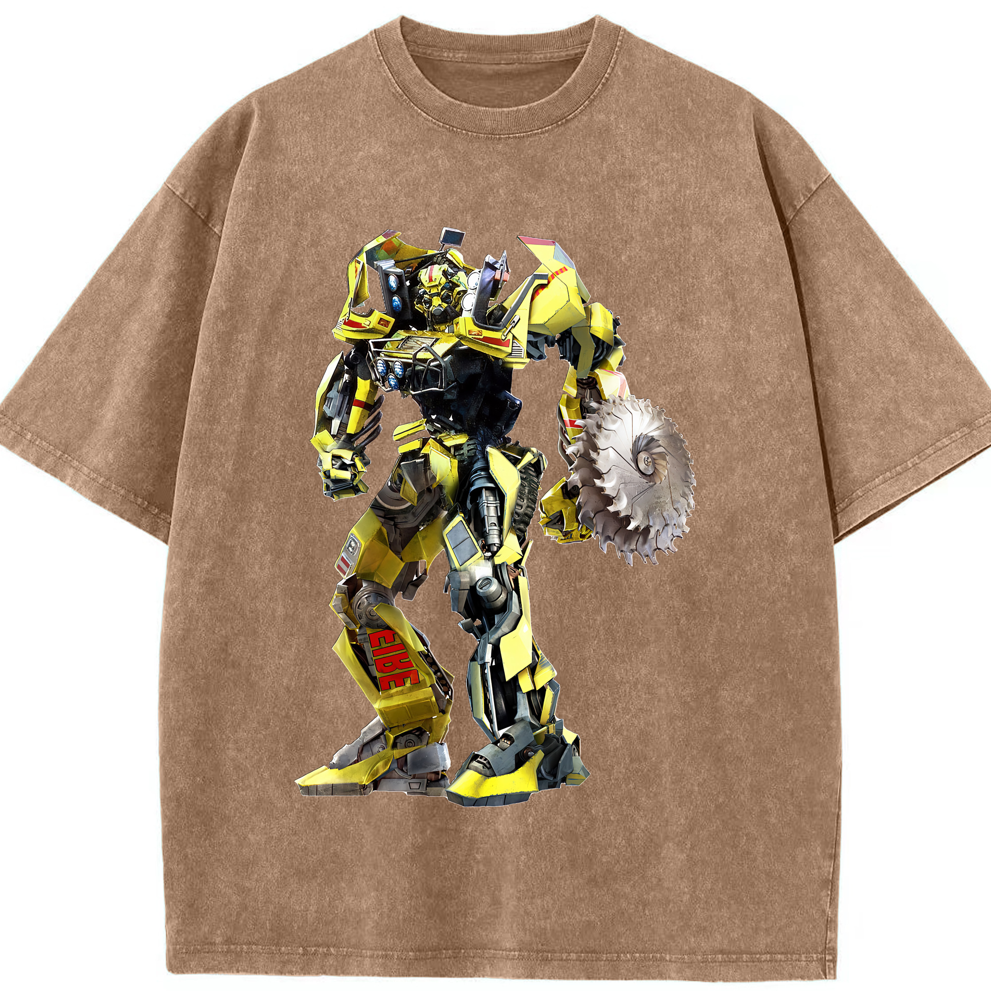 （画像用） Transformers トランスフォーマー 綿100% ヴィンテージ風 半袖Tシャツ（フロントプリント）