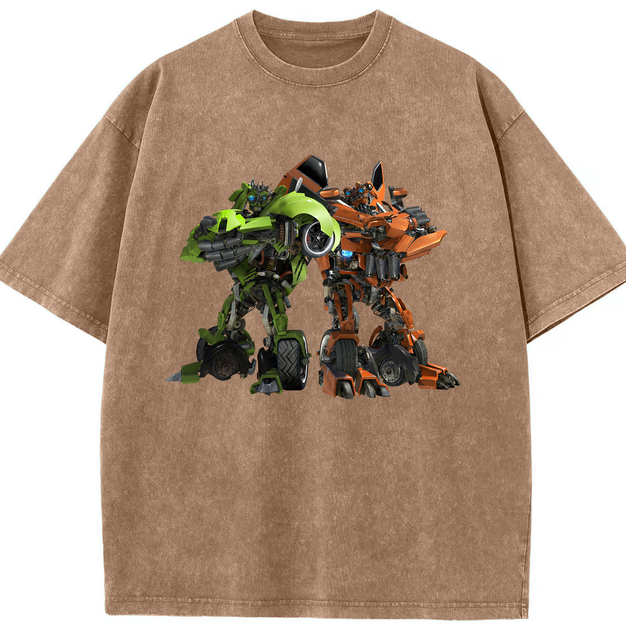 （画像用） Transformers トランスフォーマー 綿100% ヴィンテージ風 半袖Tシャツ（フロントプリント）