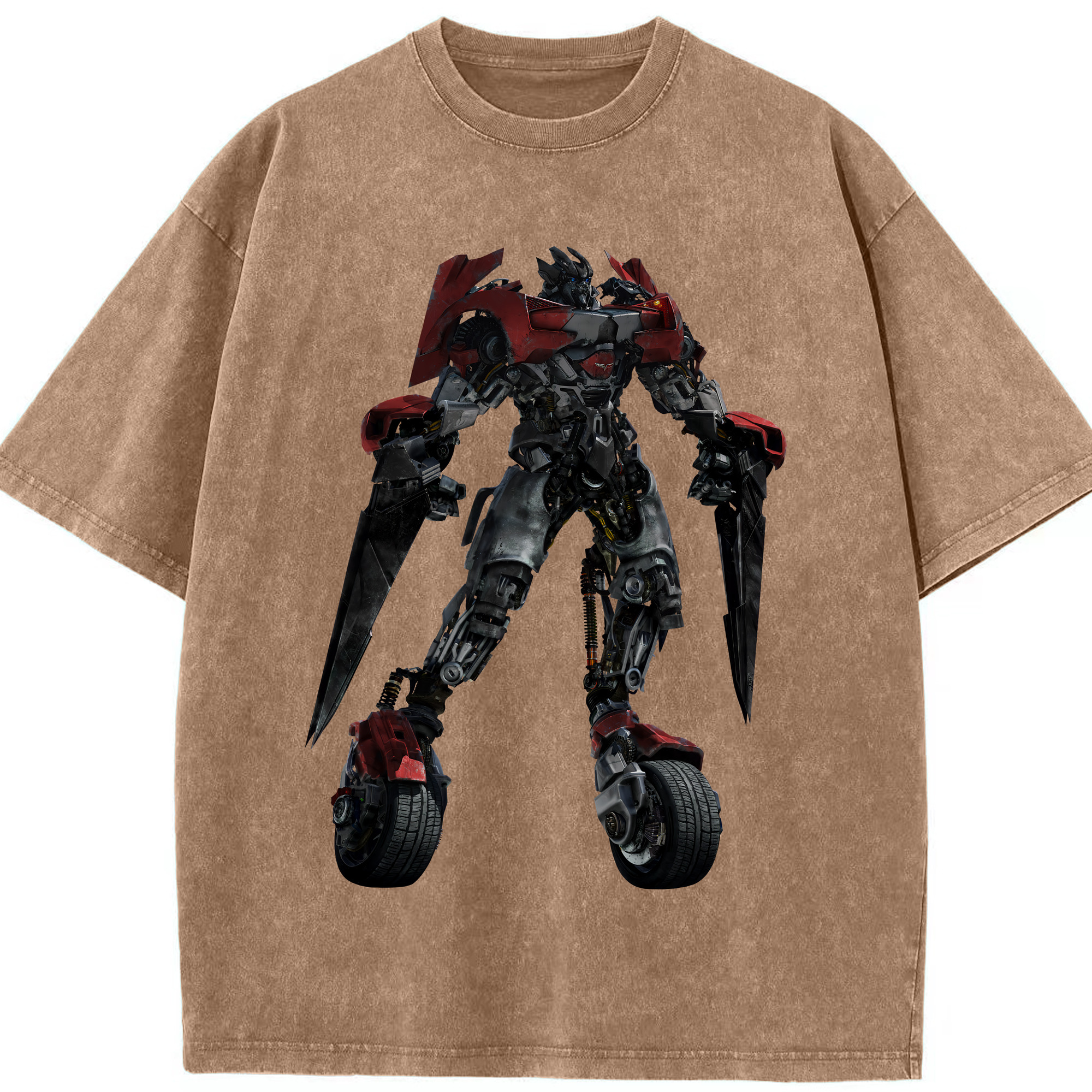（画像用） Transformers トランスフォーマー 綿100% ヴィンテージ風 半袖Tシャツ（フロントプリント）