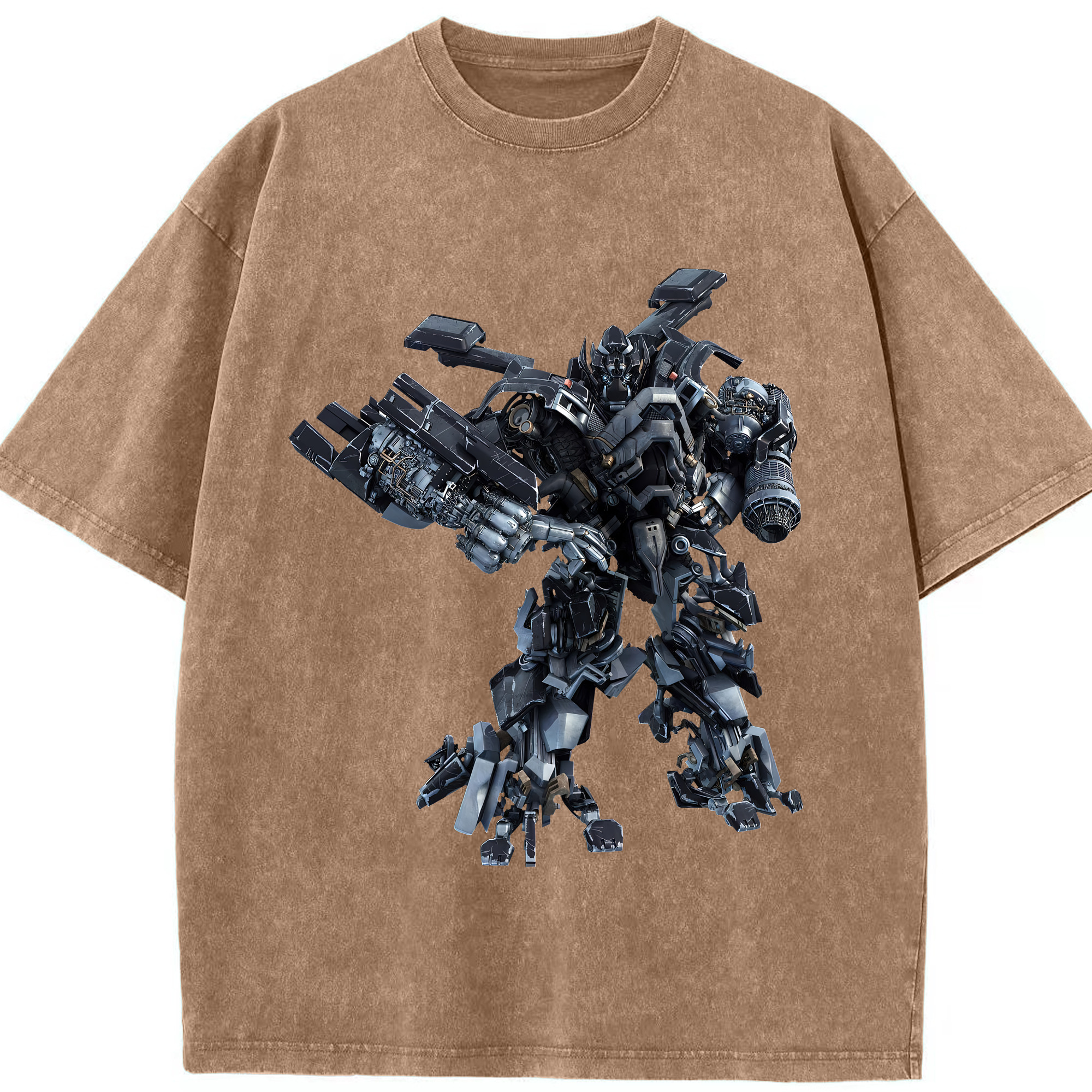 （画像用） Transformers トランスフォーマー 綿100% ヴィンテージ風 半袖Tシャツ（フロントプリント）