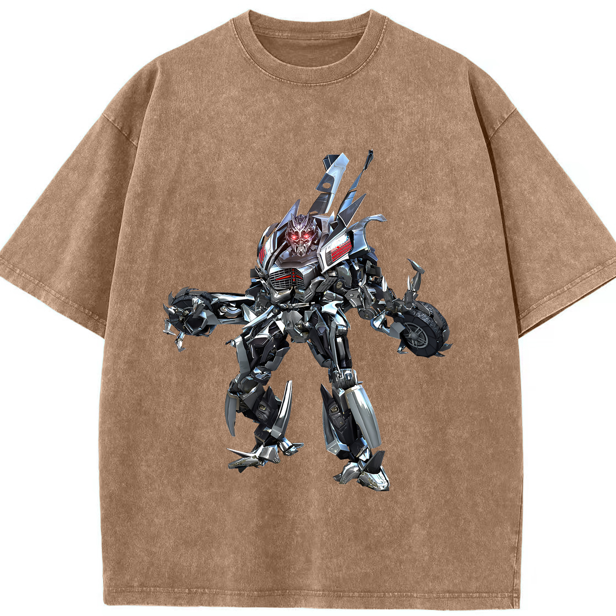（画像用） Transformers トランスフォーマー 綿100% ヴィンテージ風 半袖Tシャツ（フロントプリント）
