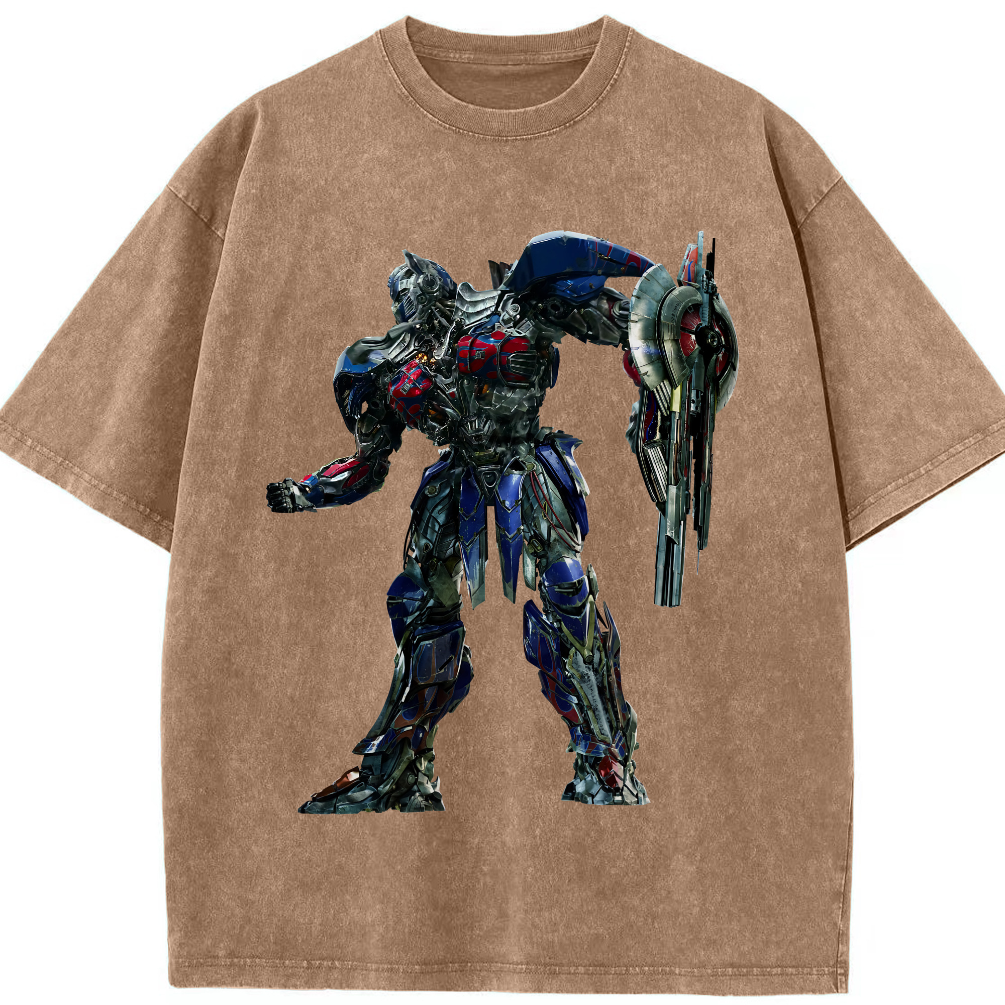 （画像用） Transformers トランスフォーマー 綿100% ヴィンテージ風 半袖Tシャツ（フロントプリント）