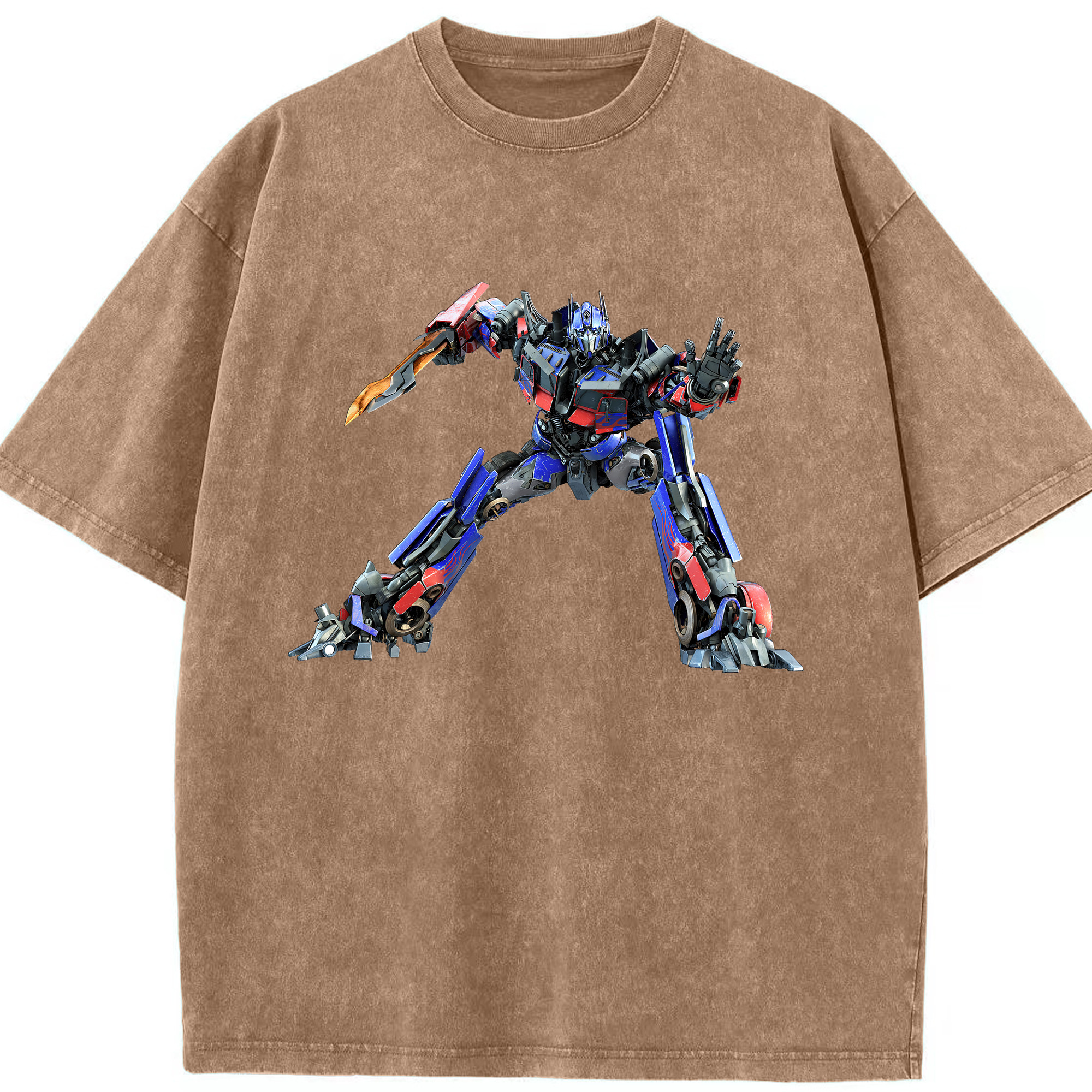 （画像用） Transformers トランスフォーマー 綿100% ヴィンテージ風 半袖Tシャツ（フロントプリント）