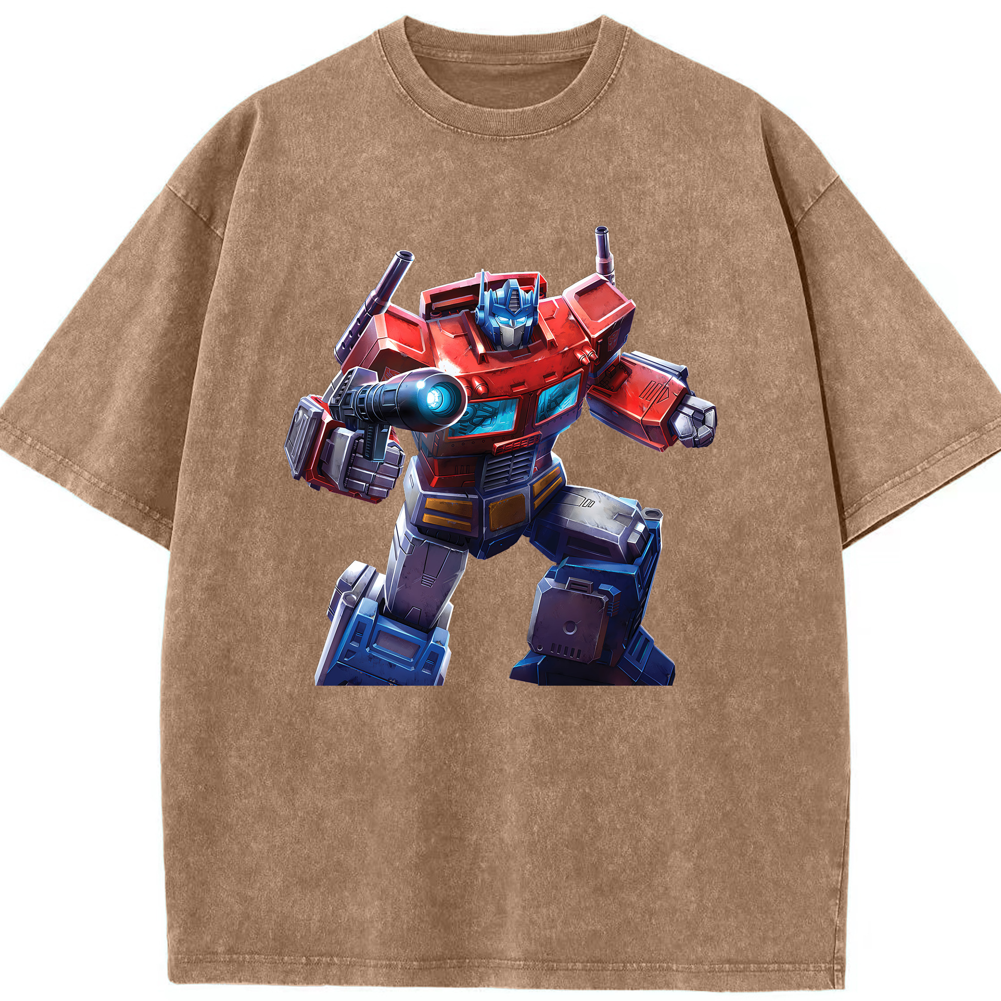 （画像用） Transformers トランスフォーマー 綿100% ヴィンテージ風 半袖Tシャツ（フロントプリント）