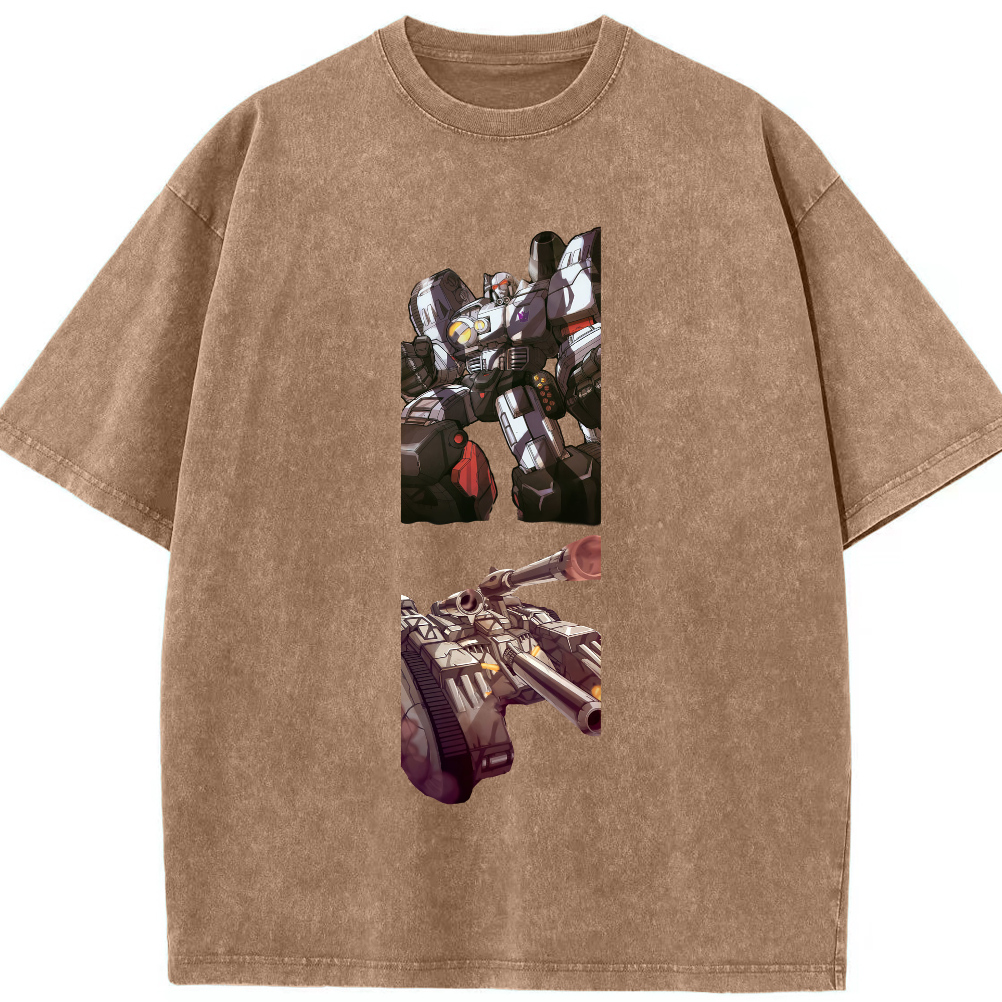 （画像用） Transformers トランスフォーマー 綿100% ヴィンテージ風 半袖Tシャツ（フロントプリント）