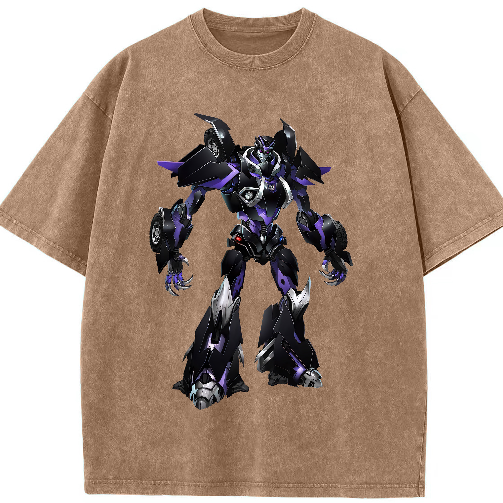 （画像用） Transformers トランスフォーマー 綿100% ヴィンテージ風 半袖Tシャツ（フロントプリント）