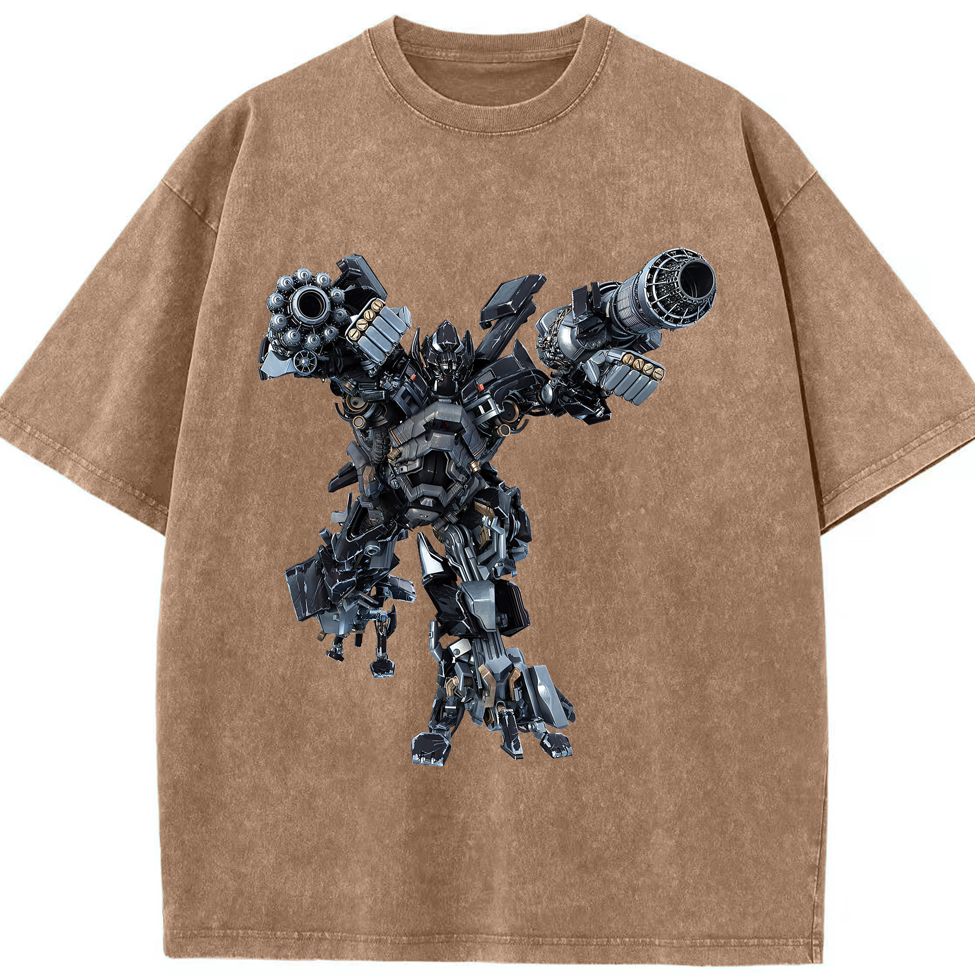（画像用） Transformers トランスフォーマー 綿100% ヴィンテージ風 半袖Tシャツ（フロントプリント）