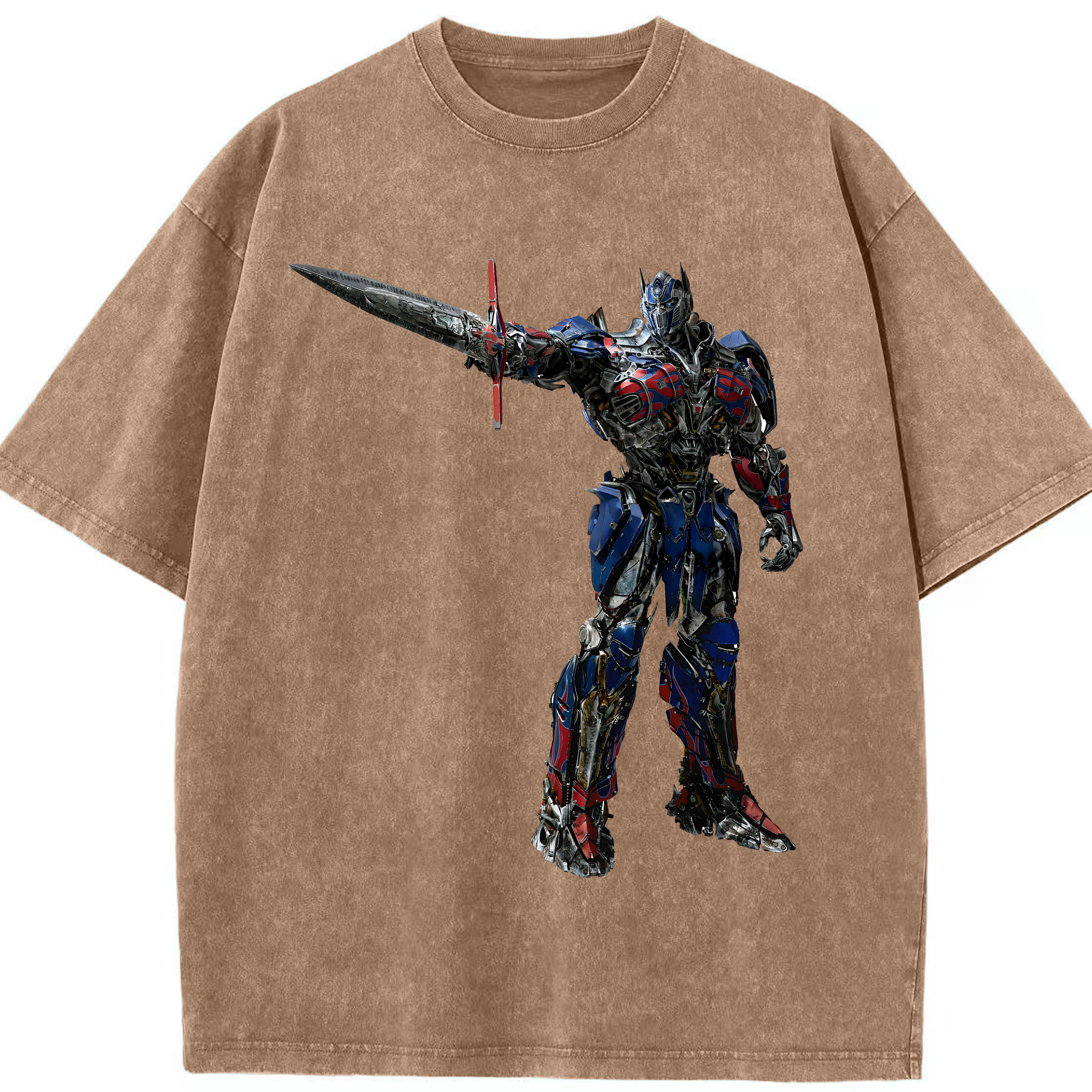 （画像用） Transformers トランスフォーマー 綿100% ヴィンテージ風 半袖Tシャツ（フロントプリント）