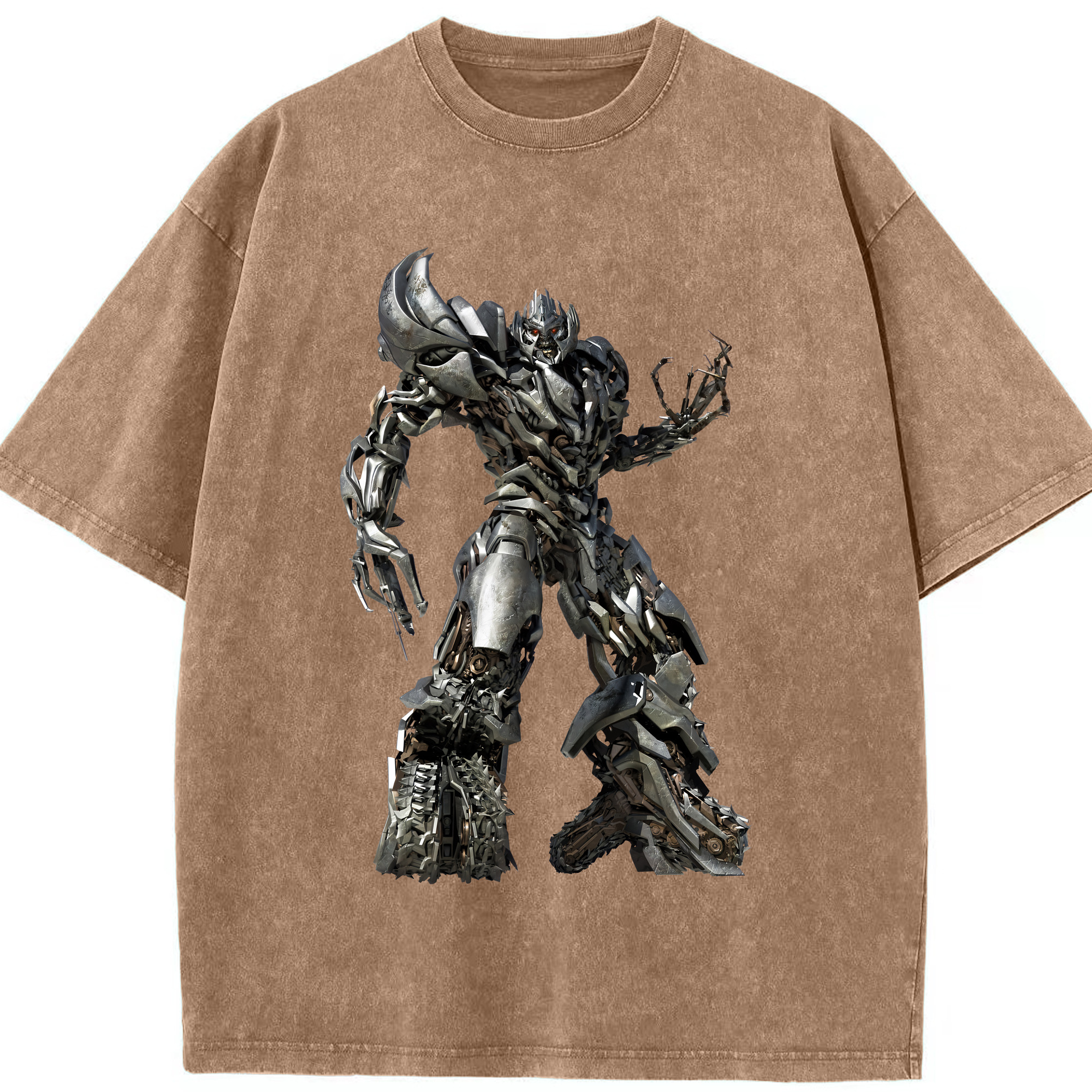 （画像用） Transformers トランスフォーマー 綿100% ヴィンテージ風 半袖Tシャツ（フロントプリント）