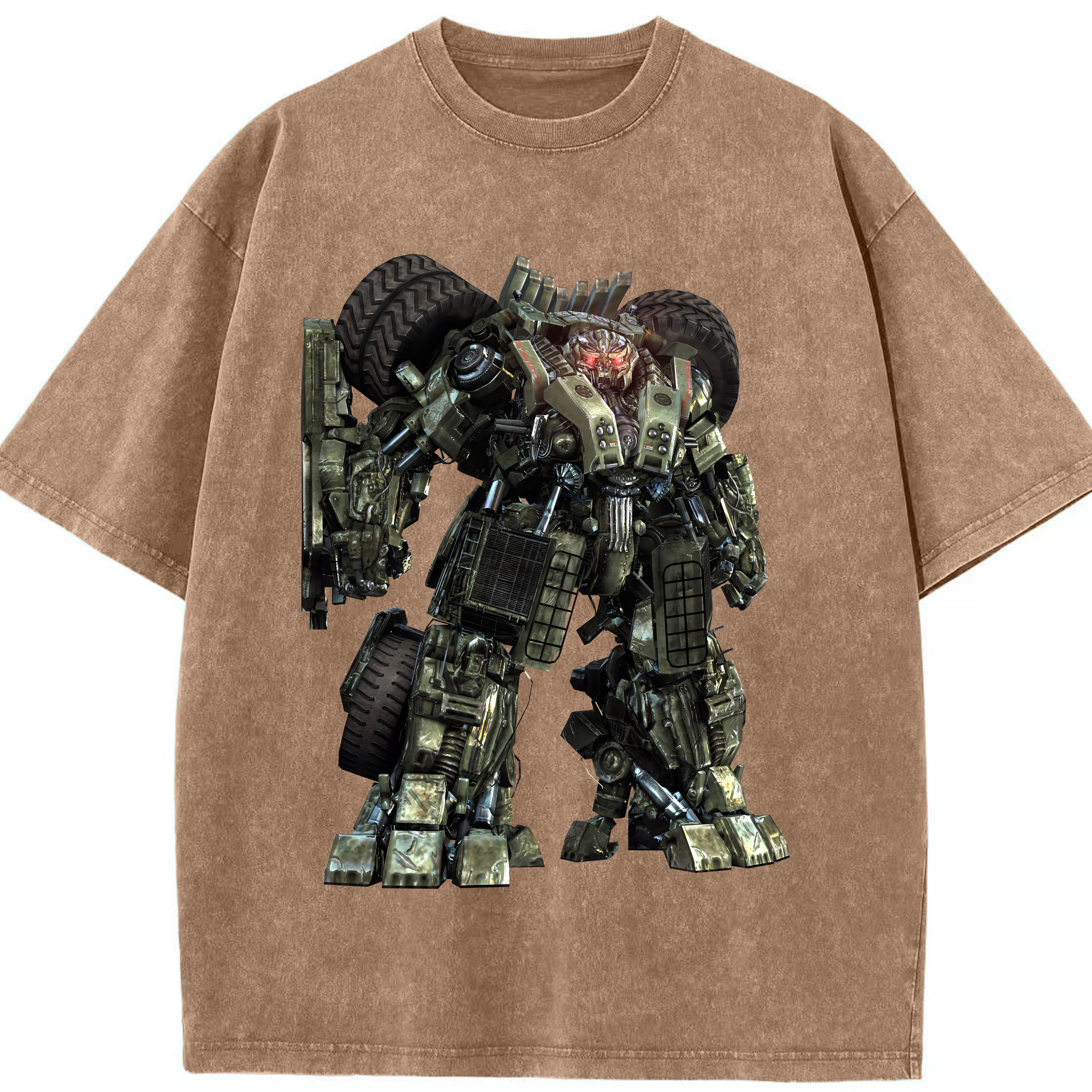 （画像用） Transformers トランスフォーマー 綿100% ヴィンテージ風 半袖Tシャツ（フロントプリント）