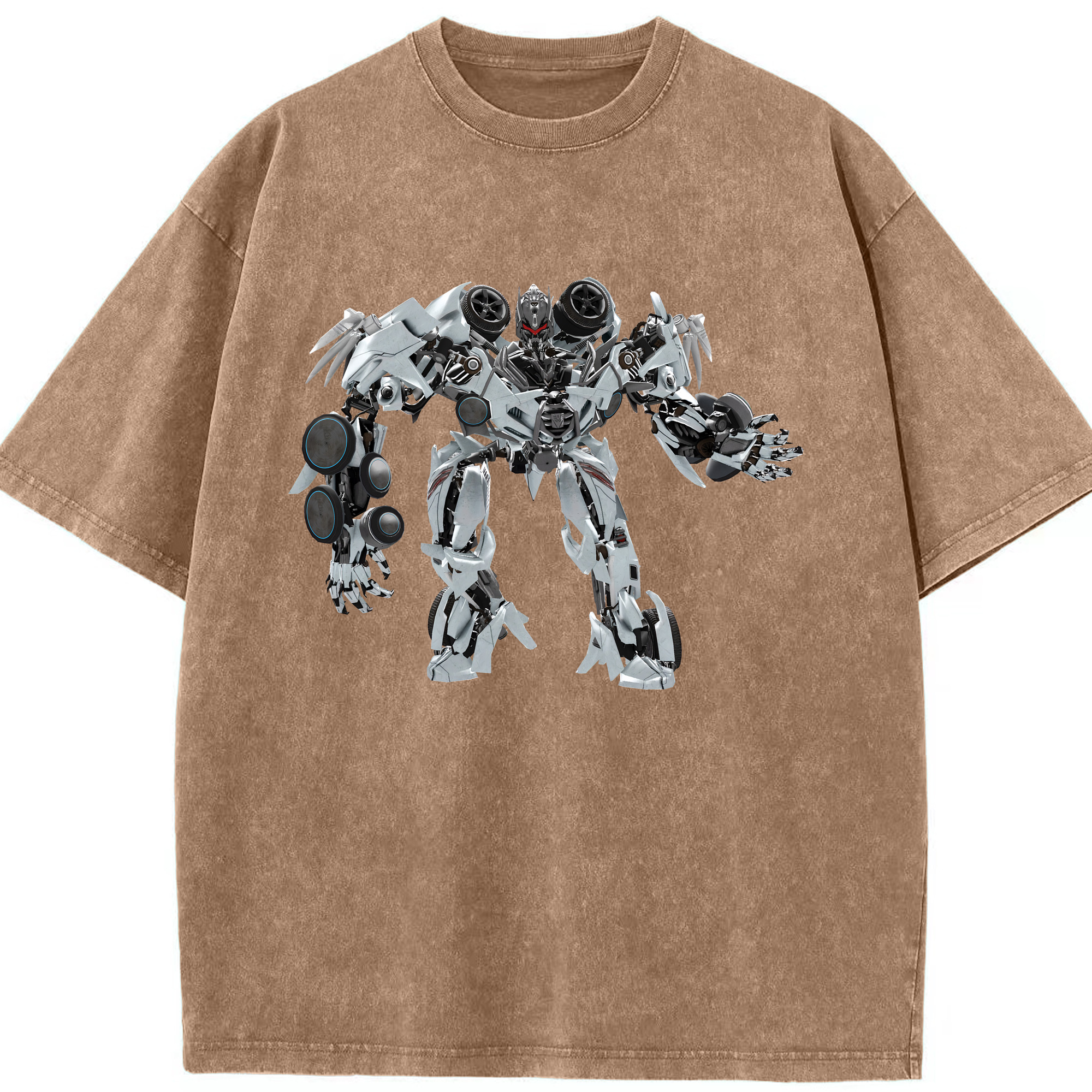 （画像用） Transformers トランスフォーマー 綿100% ヴィンテージ風 半袖Tシャツ（フロントプリント）