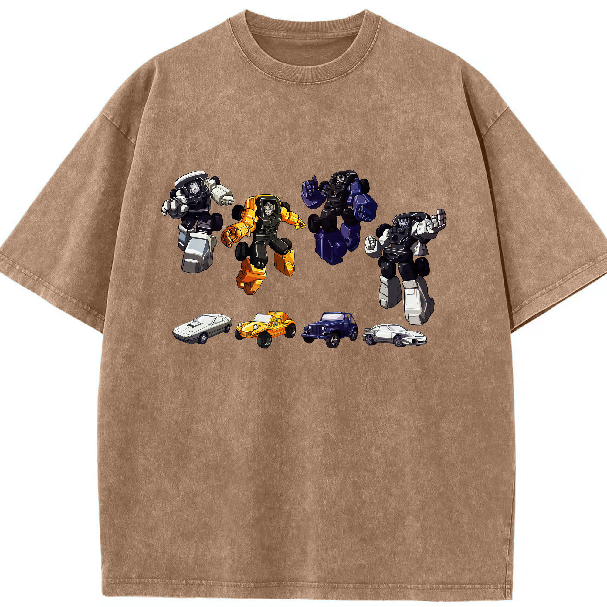 （画像用） Transformers トランスフォーマー 綿100% ヴィンテージ風 半袖Tシャツ（フロントプリント）