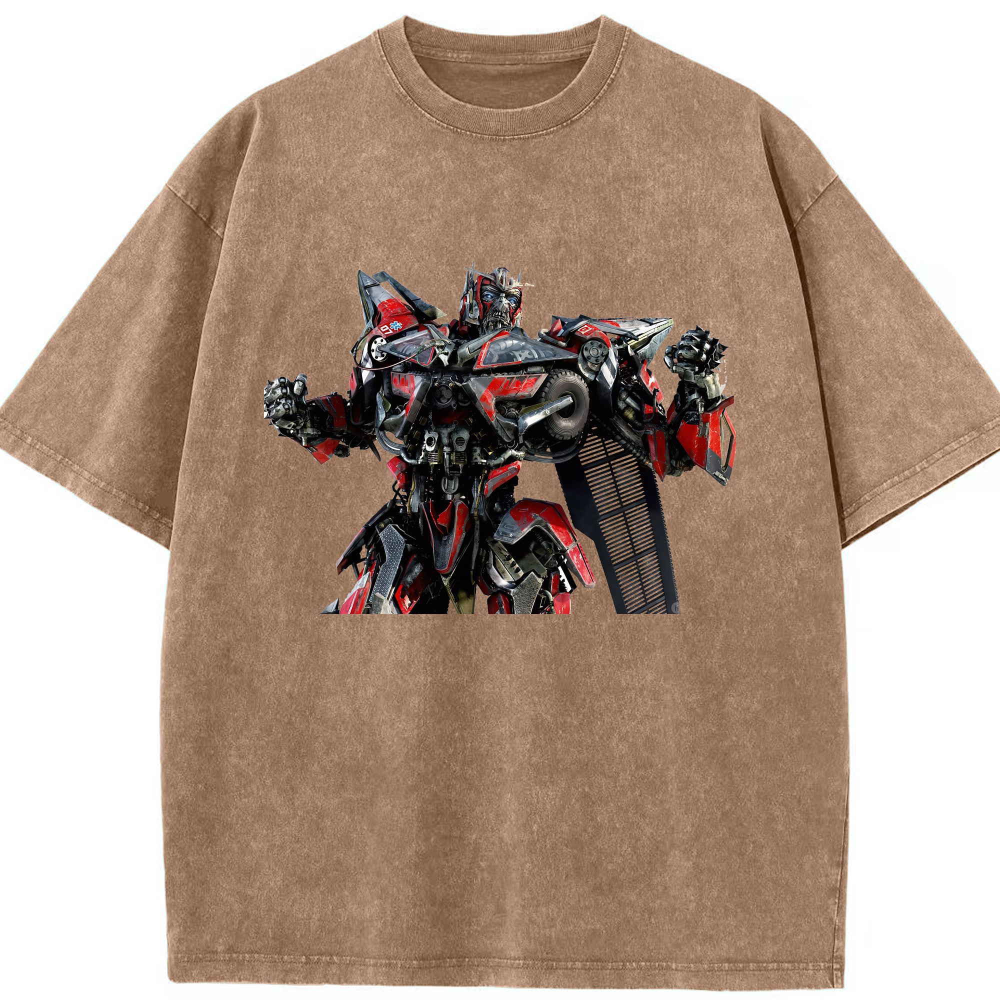 （画像用） Transformers トランスフォーマー 綿100% ヴィンテージ風 半袖Tシャツ（フロントプリント）