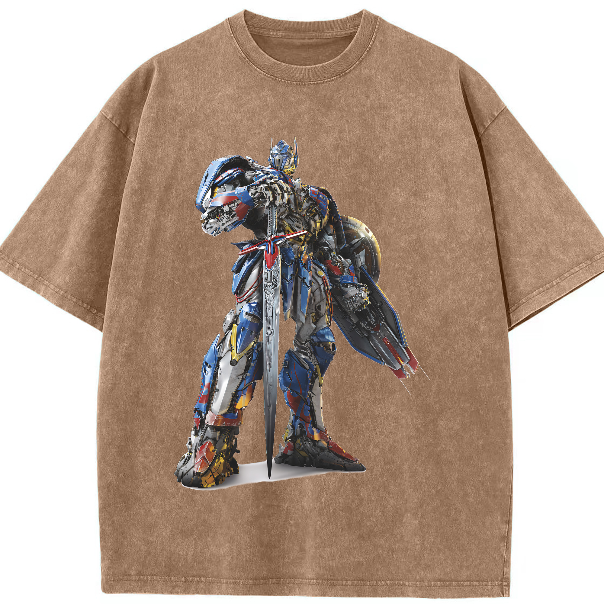 （画像用） Transformers トランスフォーマー 綿100% ヴィンテージ風 半袖Tシャツ（フロントプリント）