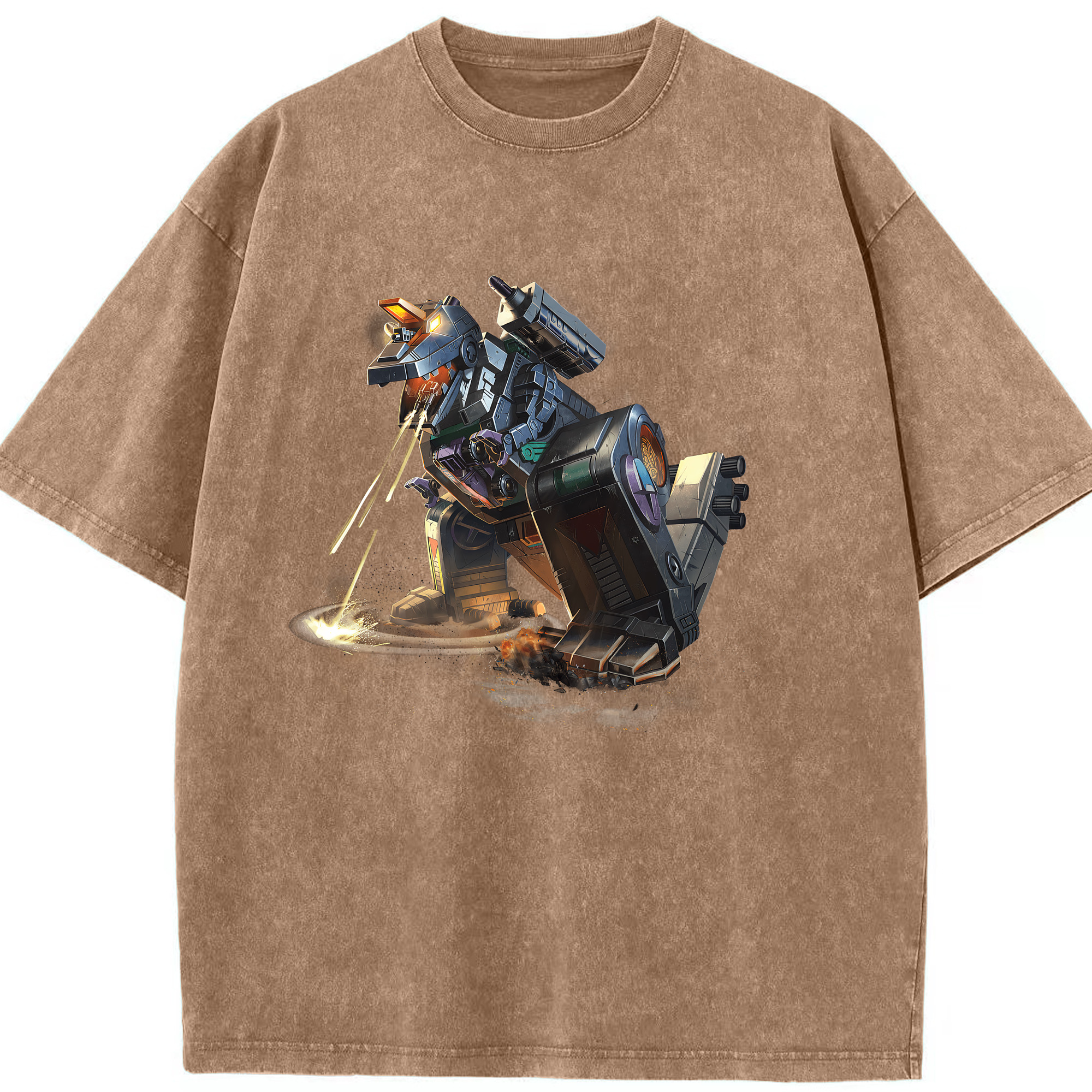 （画像用） Transformers トランスフォーマー 綿100% ヴィンテージ風 半袖Tシャツ（フロントプリント）