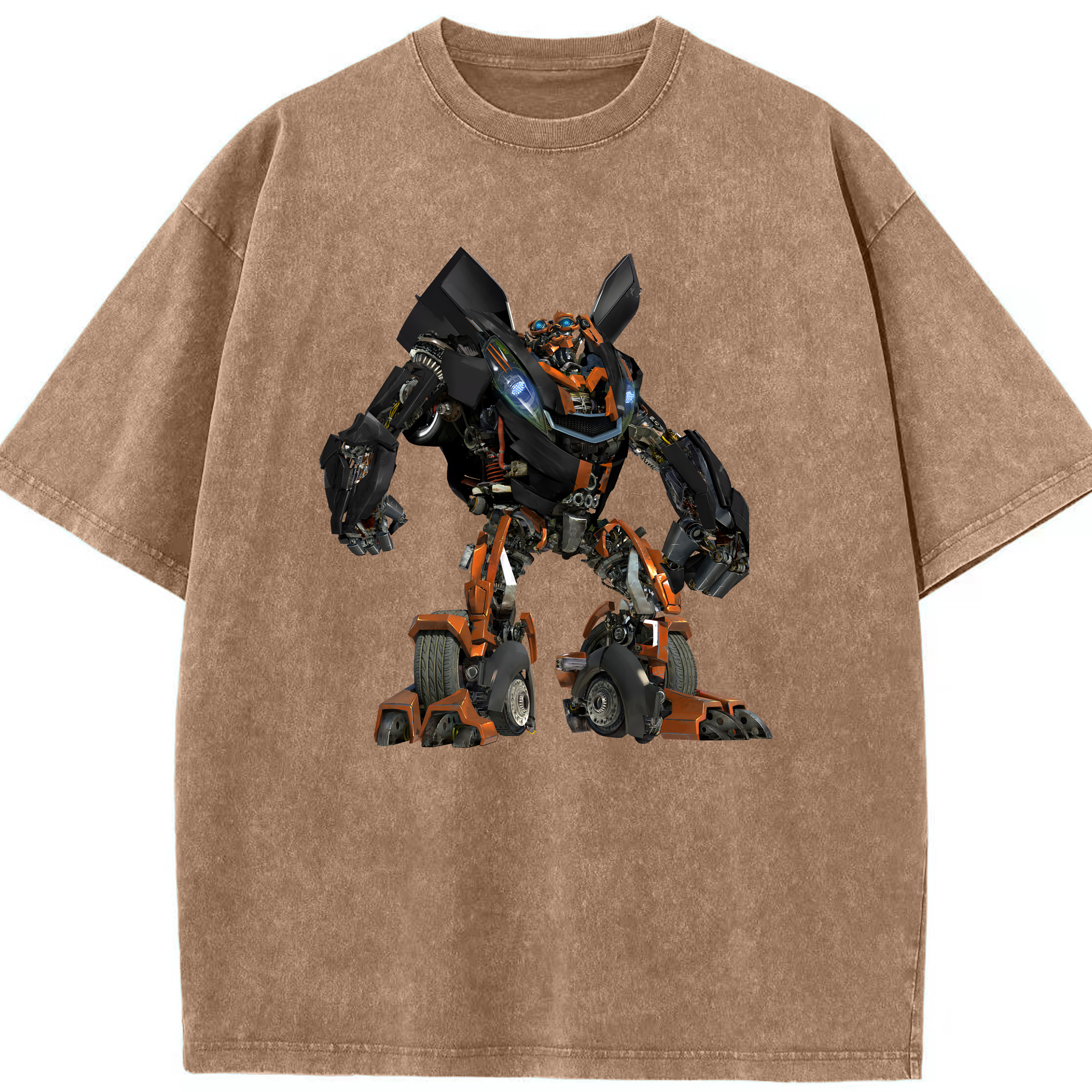 （画像用） Transformers トランスフォーマー 綿100% ヴィンテージ風 半袖Tシャツ（フロントプリント）