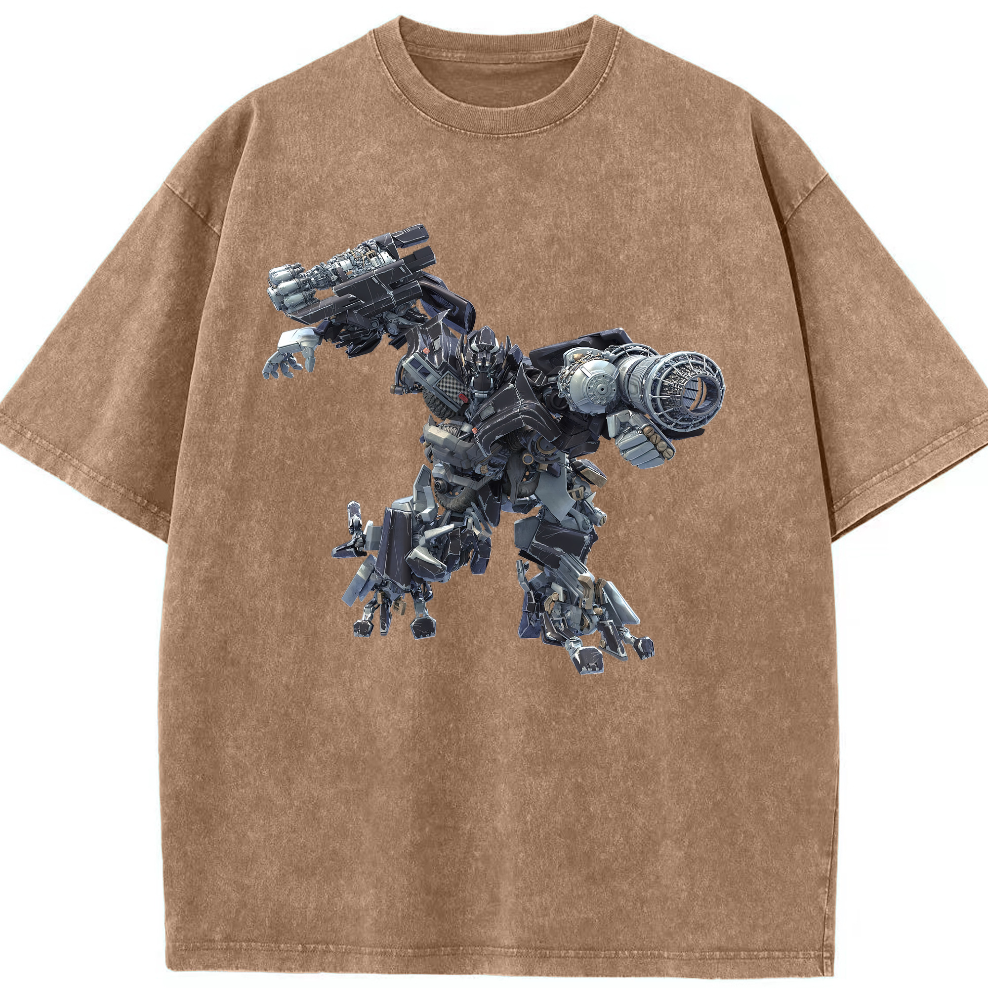 （画像用） Transformers トランスフォーマー 綿100% ヴィンテージ風 半袖Tシャツ（フロントプリント）