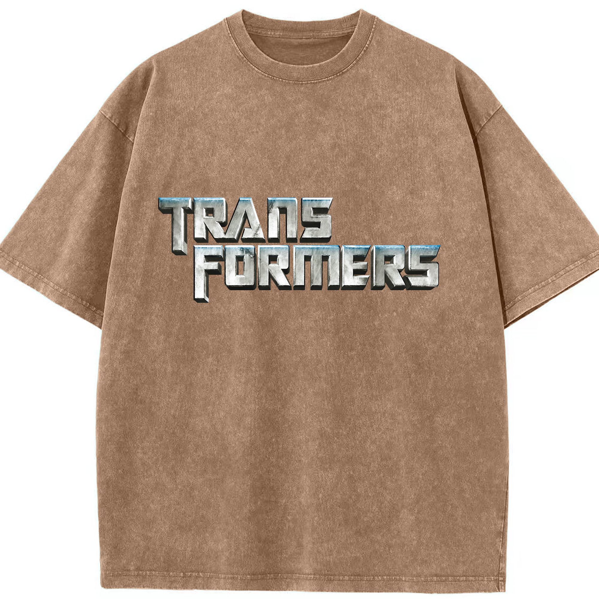 （画像用） Transformers トランスフォーマー 綿100% ヴィンテージ風 半袖Tシャツ（フロントプリント）
