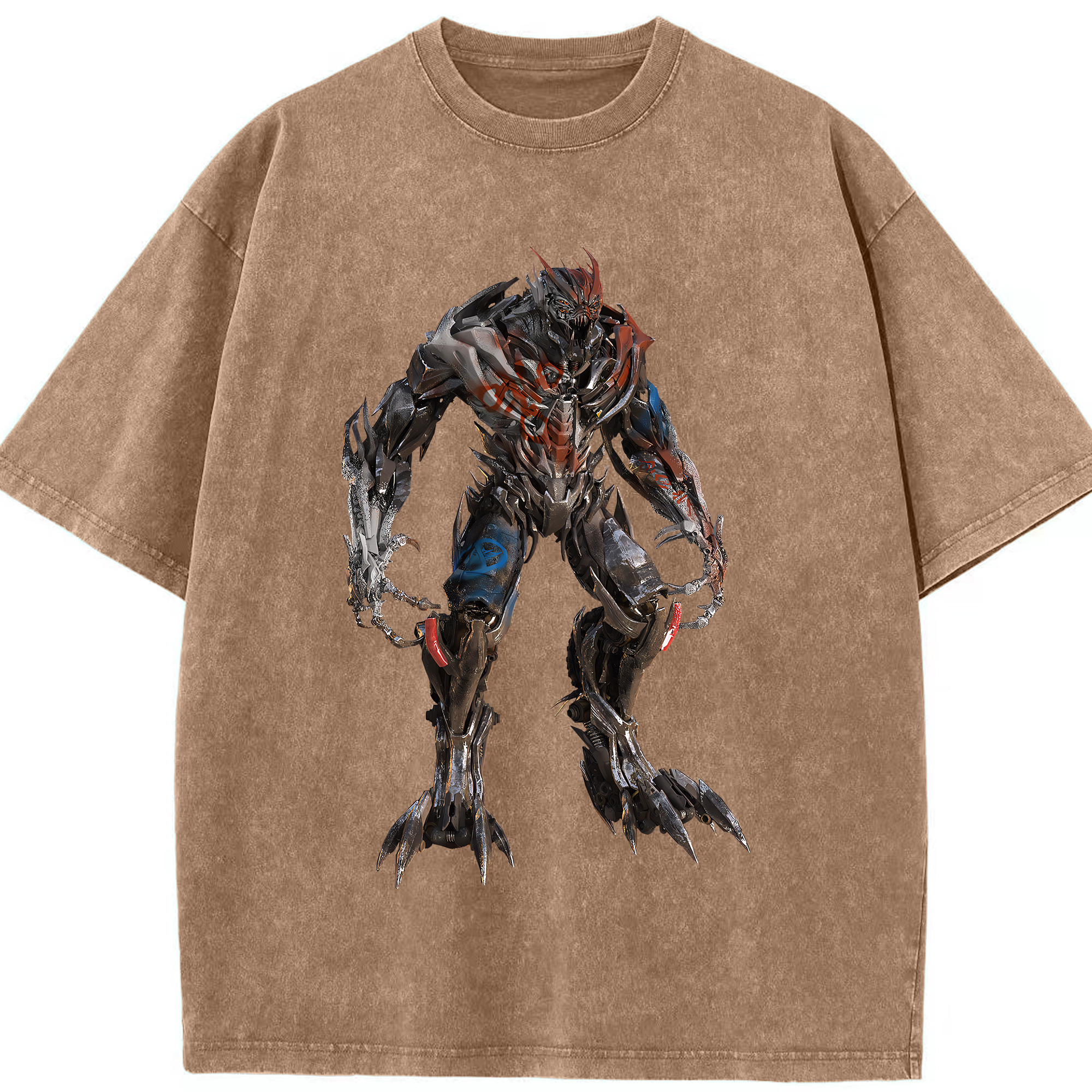 （画像用） Transformers トランスフォーマー 綿100% ヴィンテージ風 半袖Tシャツ（フロントプリント）