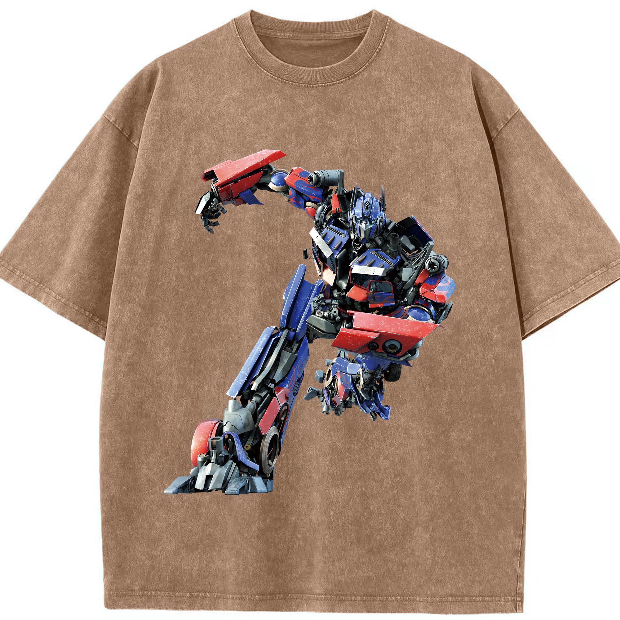 （画像用） Transformers トランスフォーマー 綿100% ヴィンテージ風 半袖Tシャツ（フロントプリント）