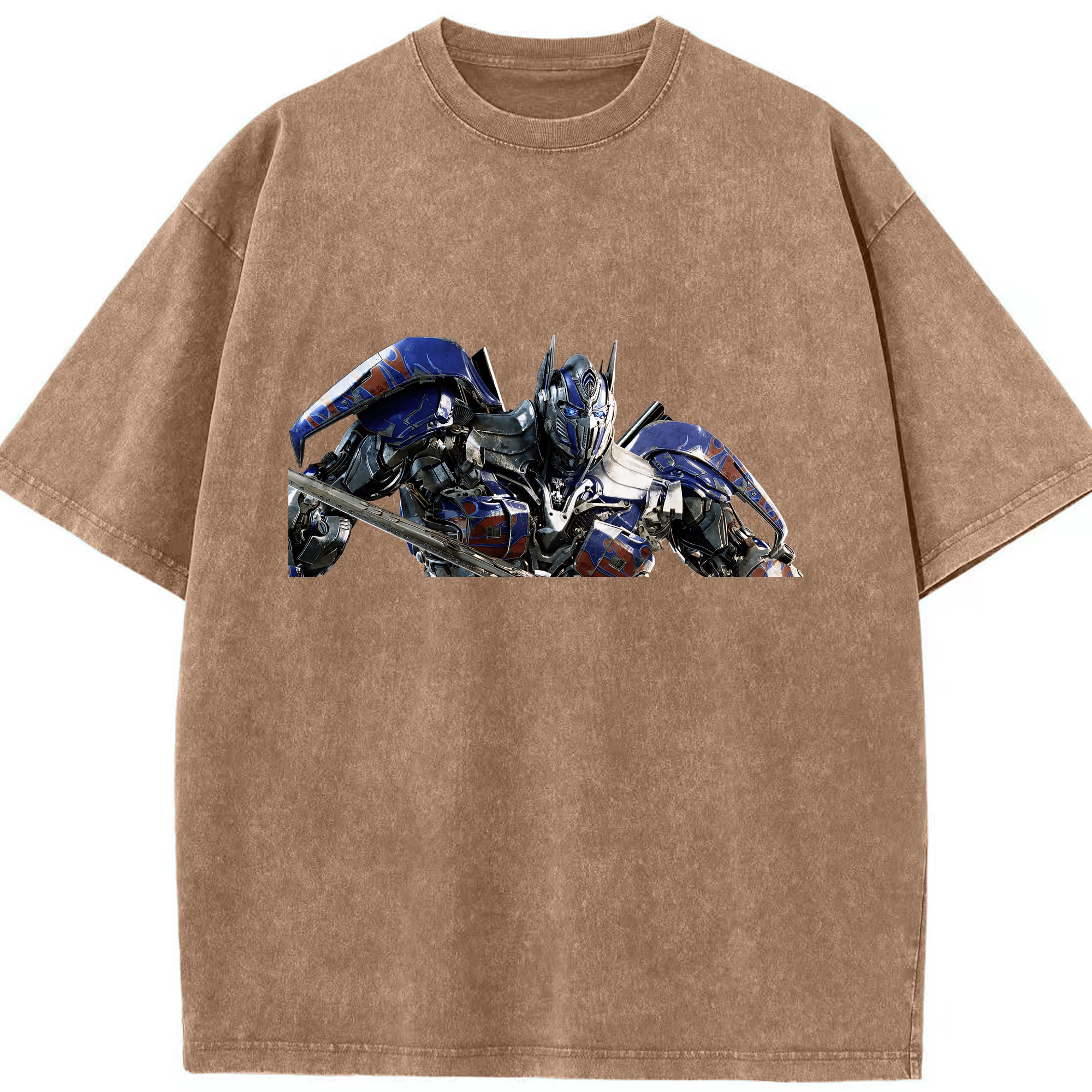 （画像用） Transformers トランスフォーマー 綿100% ヴィンテージ風 半袖Tシャツ（フロントプリント）