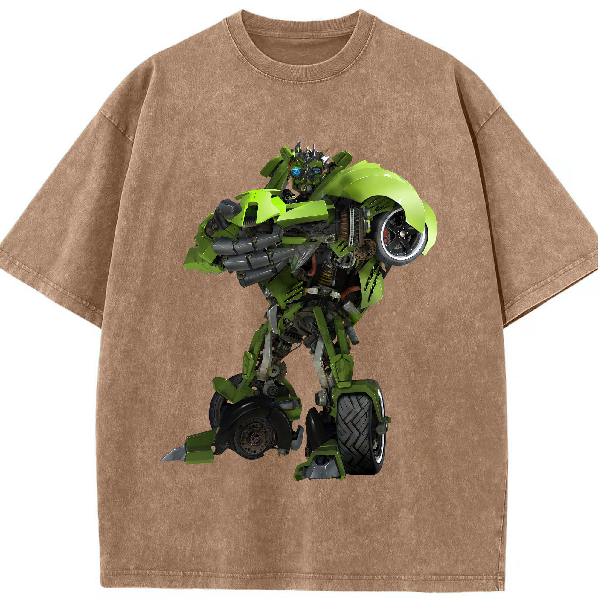 （画像用） Transformers トランスフォーマー 綿100% ヴィンテージ風 半袖Tシャツ（フロントプリント）