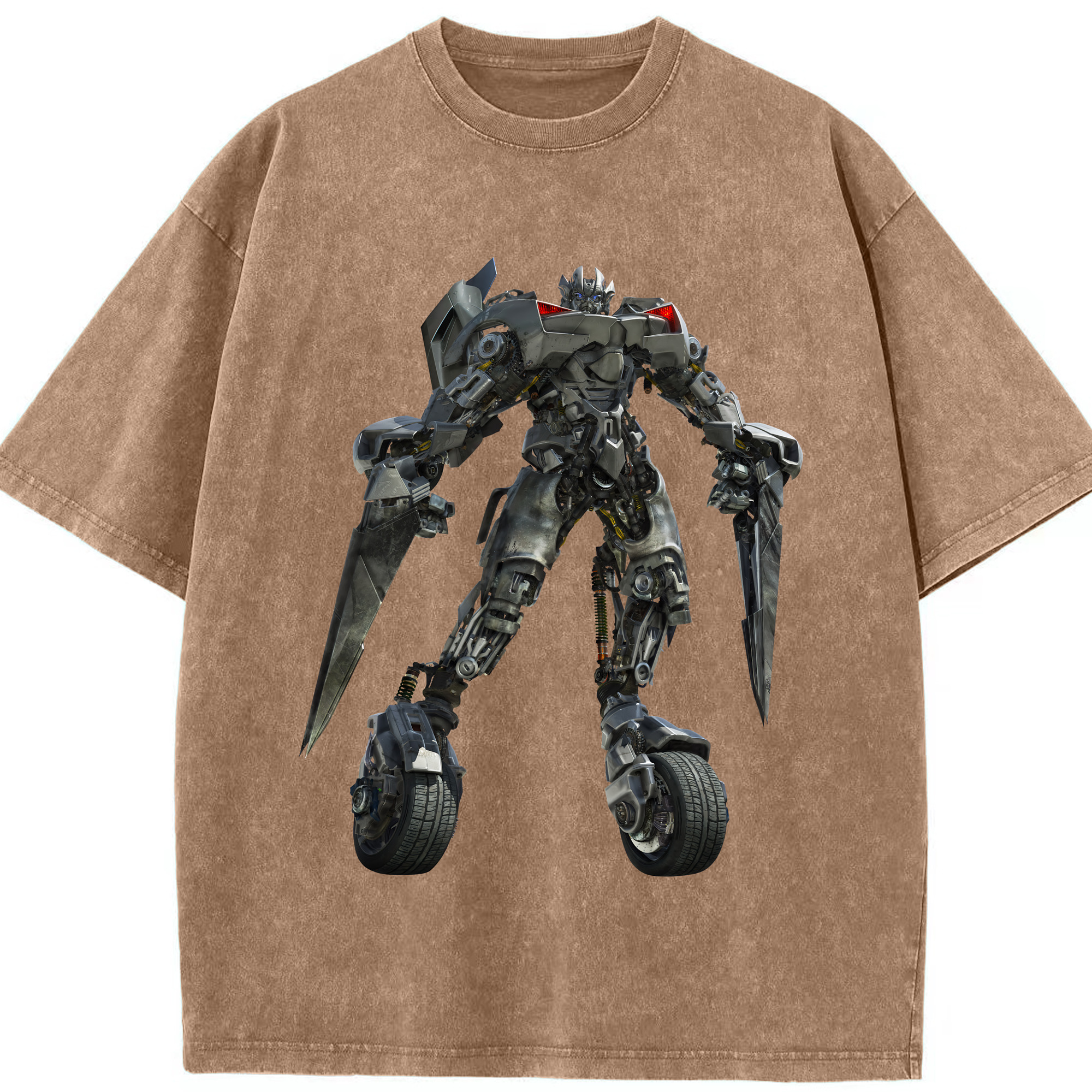 （画像用） Transformers トランスフォーマー 綿100% ヴィンテージ風 半袖Tシャツ（フロントプリント）