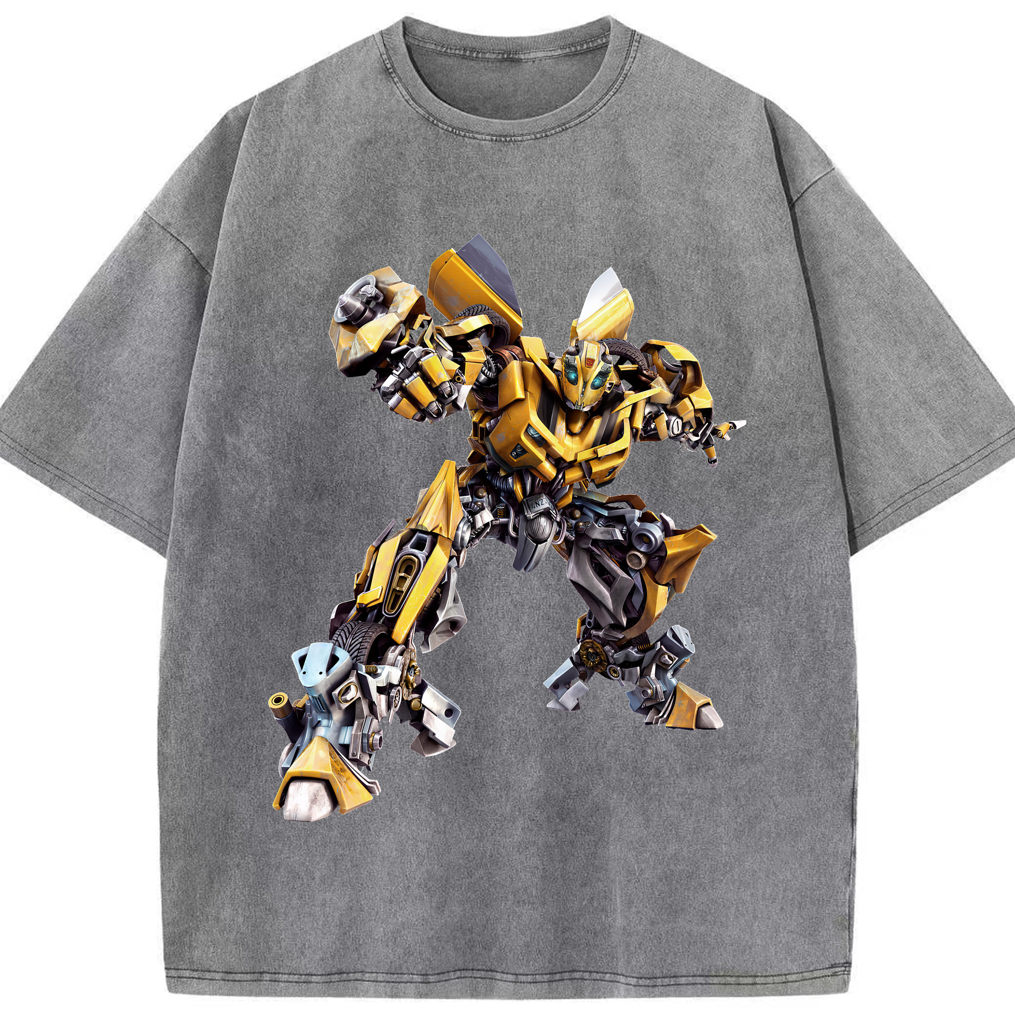 （画像用） Transformers トランスフォーマー 綿100% ヴィンテージ風 半袖Tシャツ（フロントプリント）