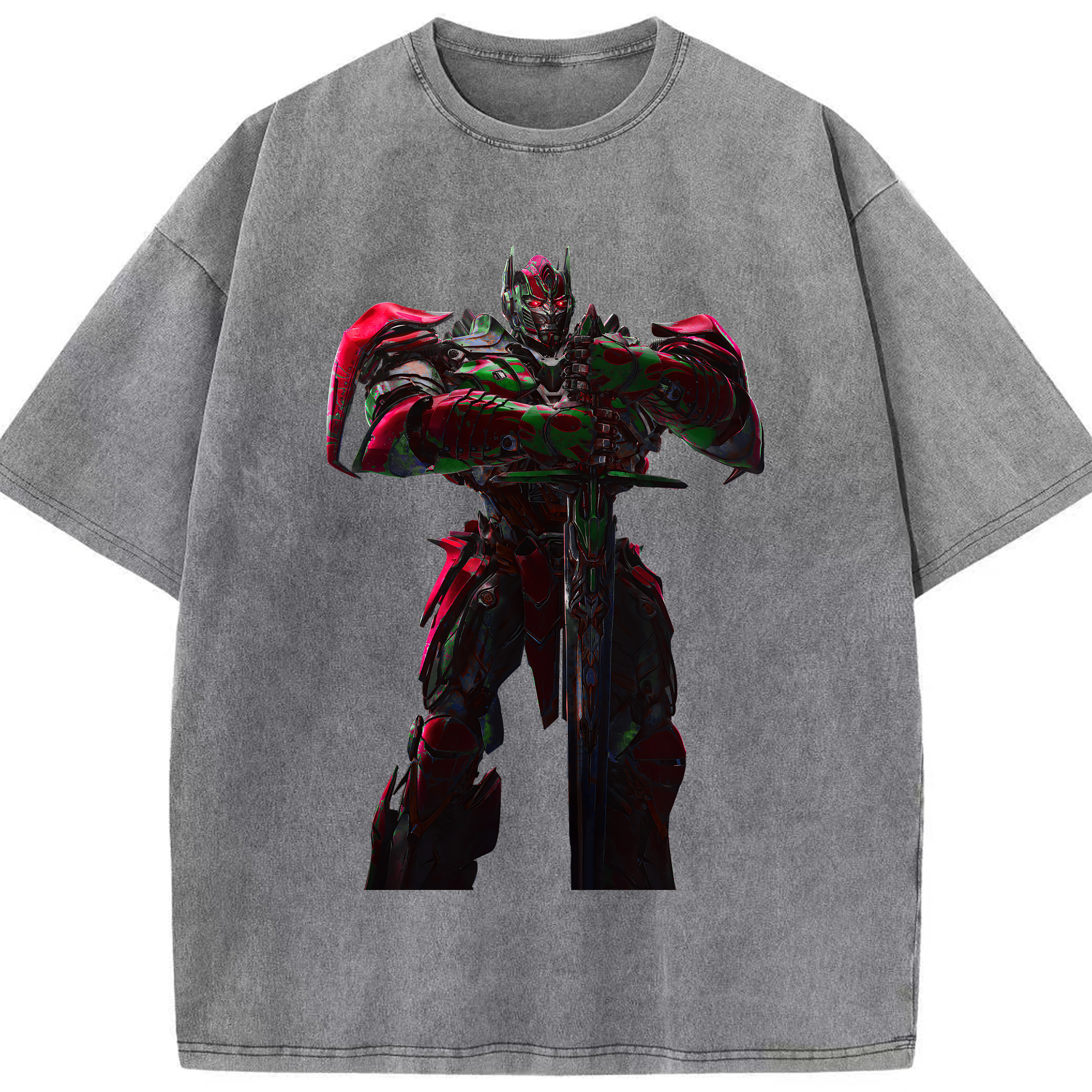 （画像用） Transformers トランスフォーマー 綿100% ヴィンテージ風 半袖Tシャツ（フロントプリント）