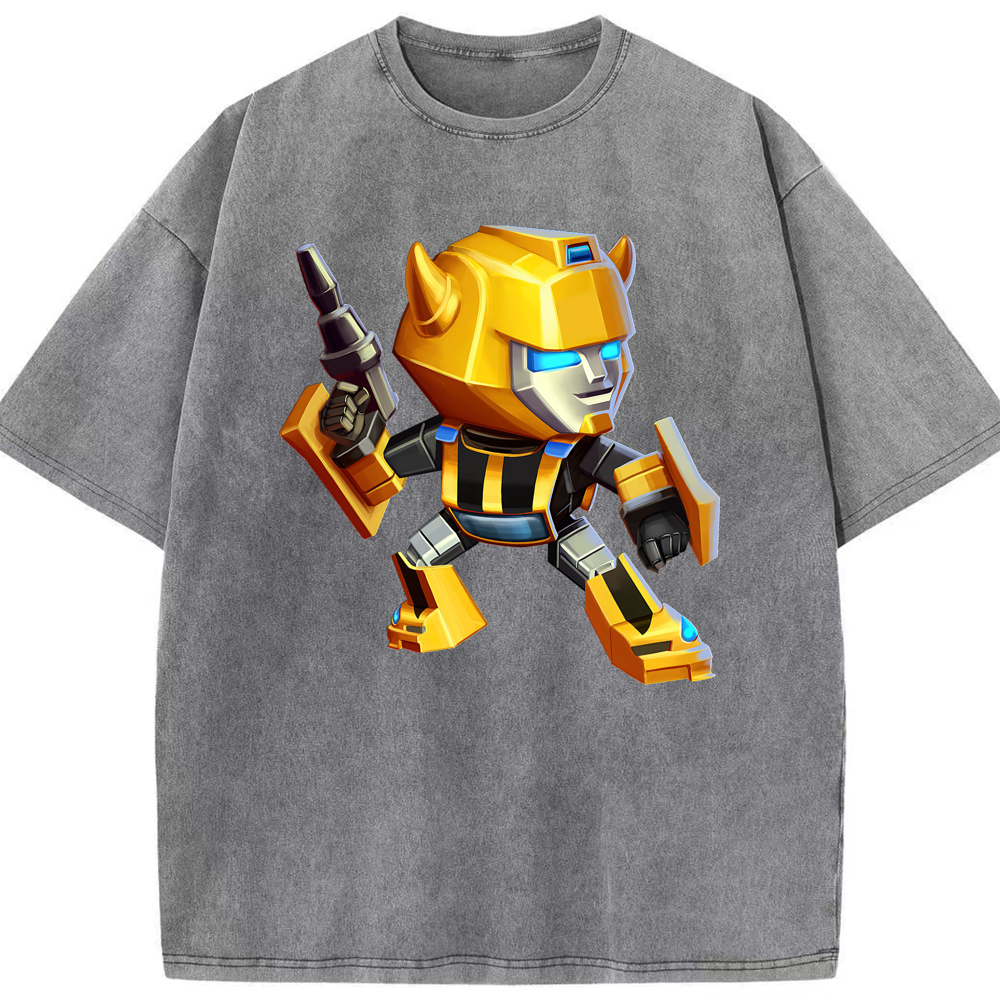 （画像用） Transformers トランスフォーマー 綿100% ヴィンテージ風 半袖Tシャツ（フロントプリント）
