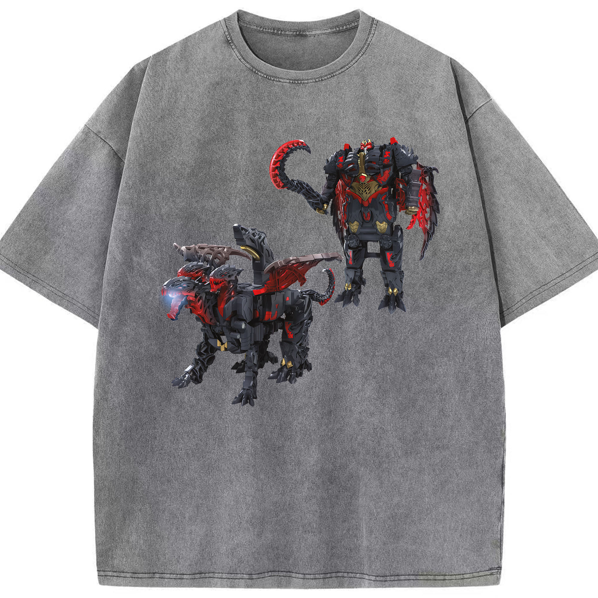 （画像用） Transformers トランスフォーマー 綿100% ヴィンテージ風 半袖Tシャツ（フロントプリント）