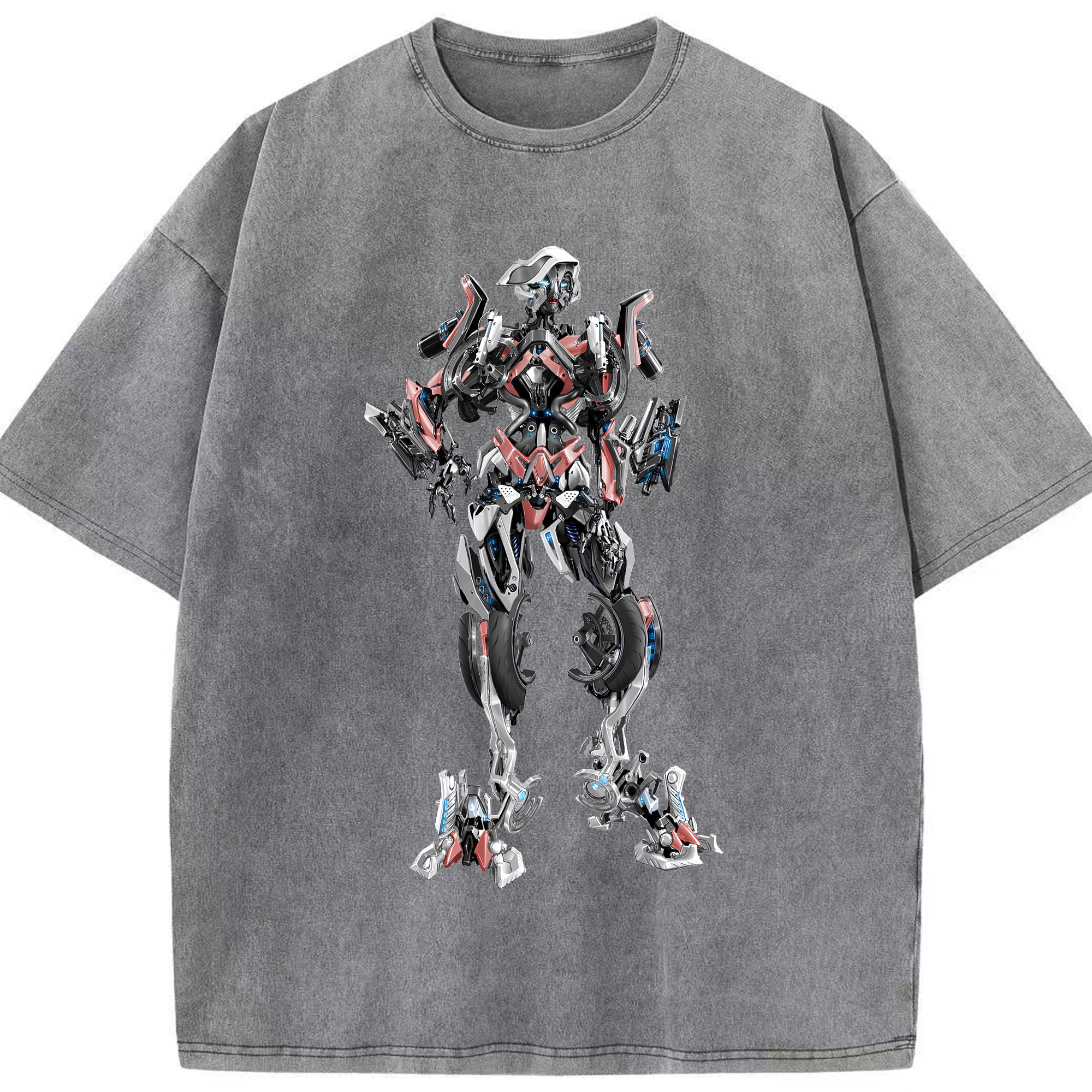（画像用） Transformers トランスフォーマー 綿100% ヴィンテージ風 半袖Tシャツ（フロントプリント）