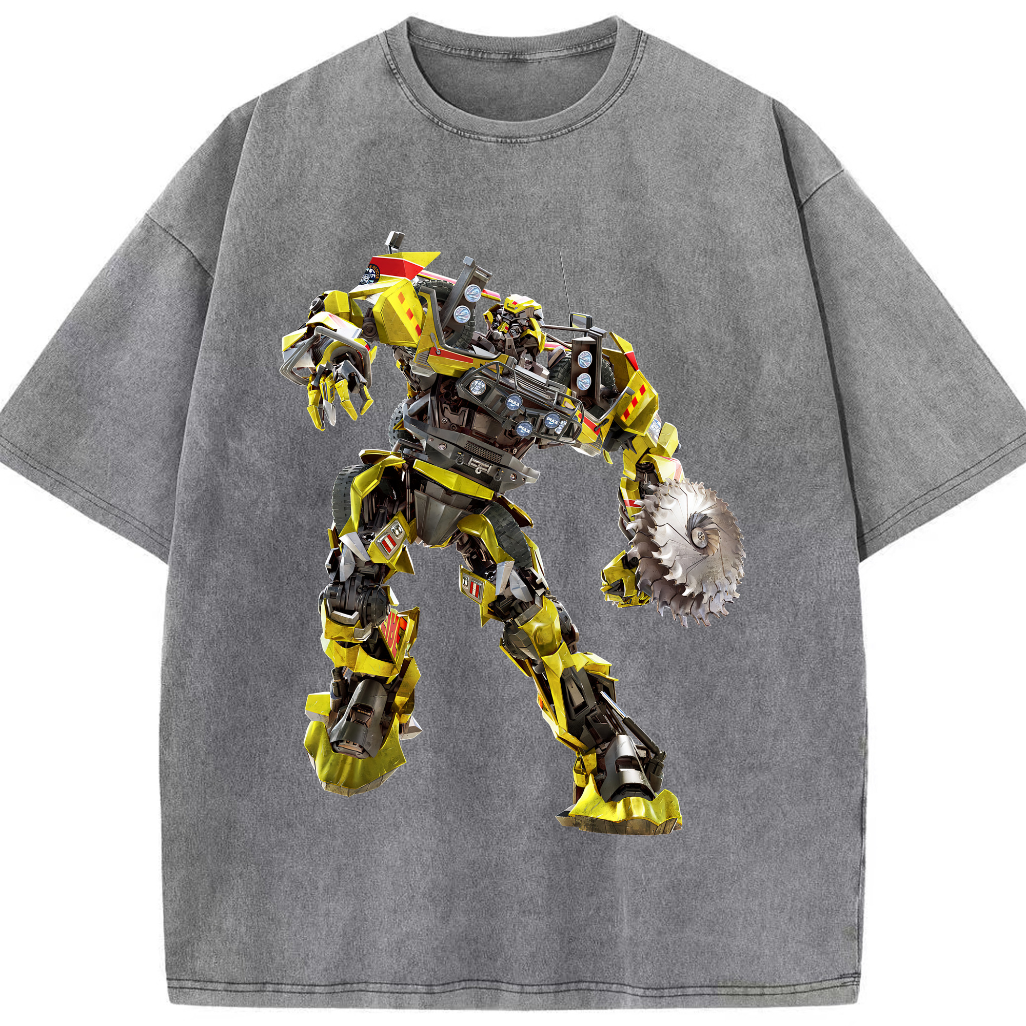 （画像用） Transformers トランスフォーマー 綿100% ヴィンテージ風 半袖Tシャツ（フロントプリント）
