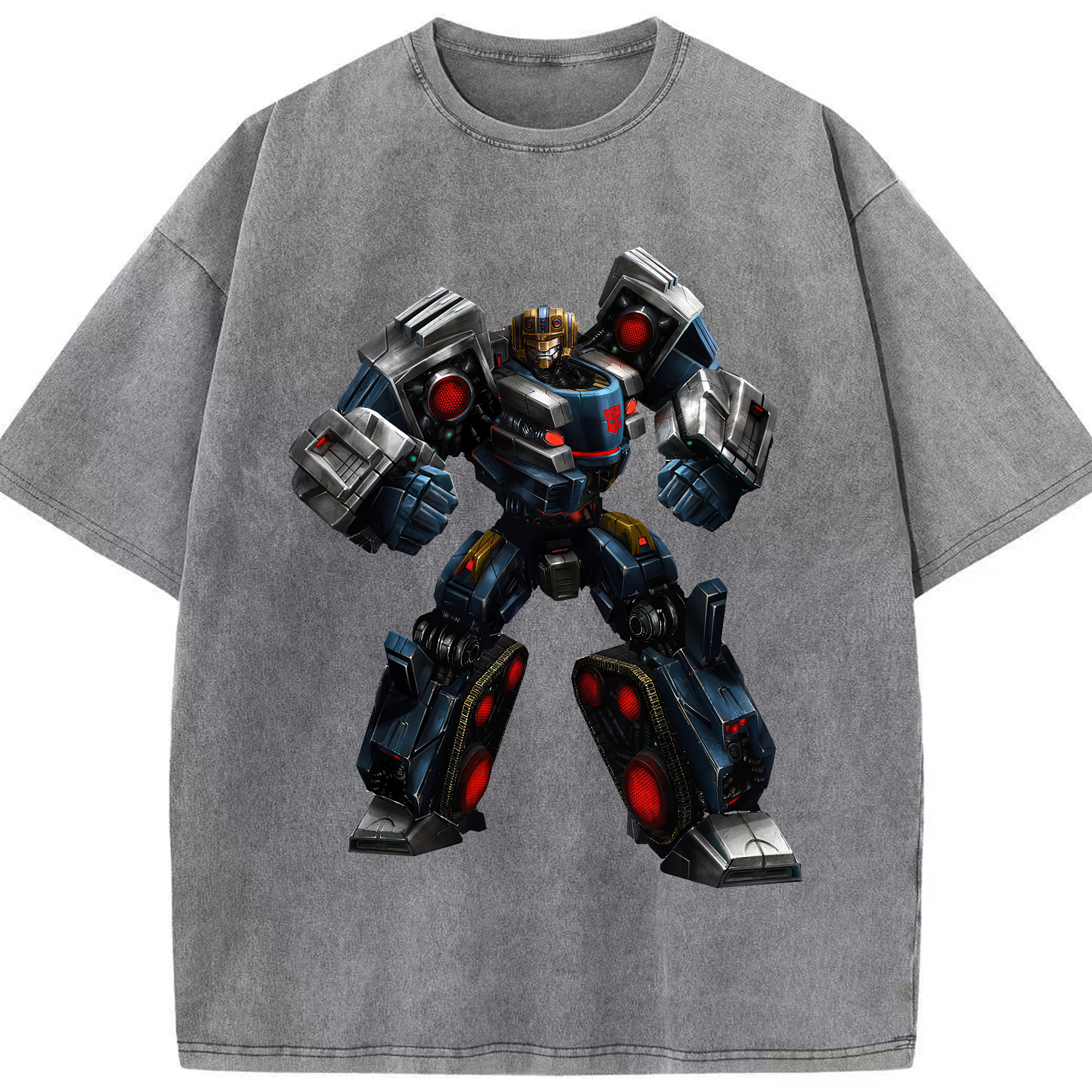（画像用） Transformers トランスフォーマー 綿100% ヴィンテージ風 半袖Tシャツ（フロントプリント）