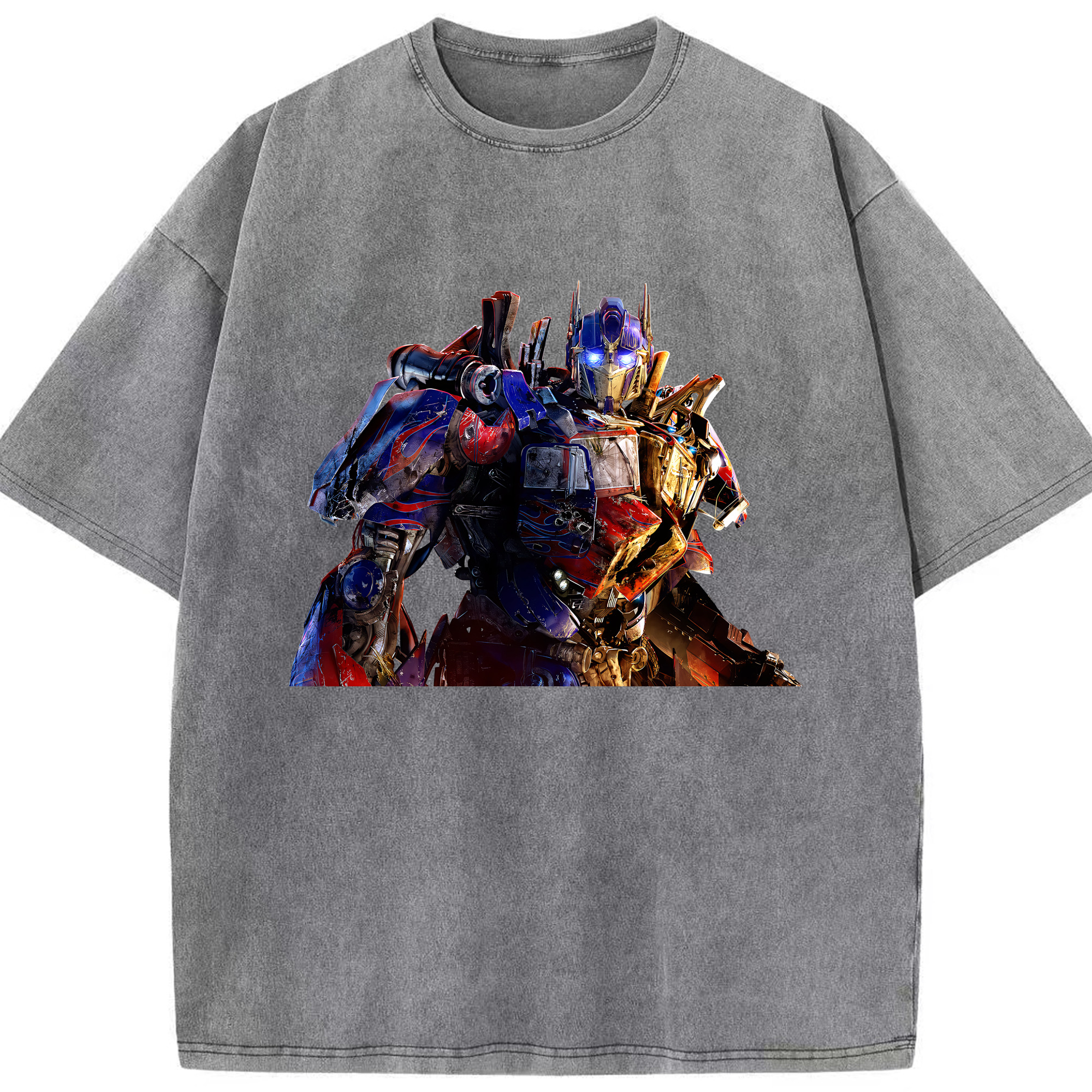（画像用） Transformers トランスフォーマー 綿100% ヴィンテージ風 半袖Tシャツ（フロントプリント）