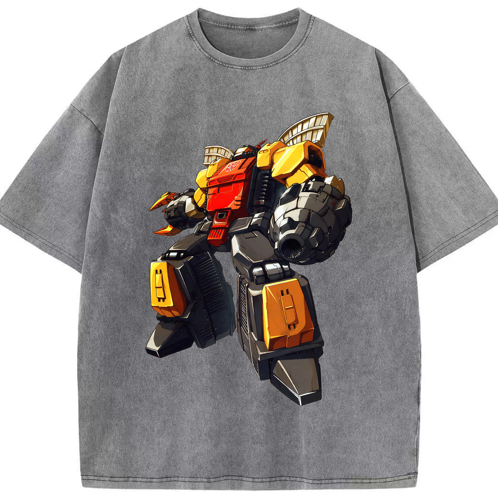 （画像用） Transformers トランスフォーマー 綿100% ヴィンテージ風 半袖Tシャツ（フロントプリント）