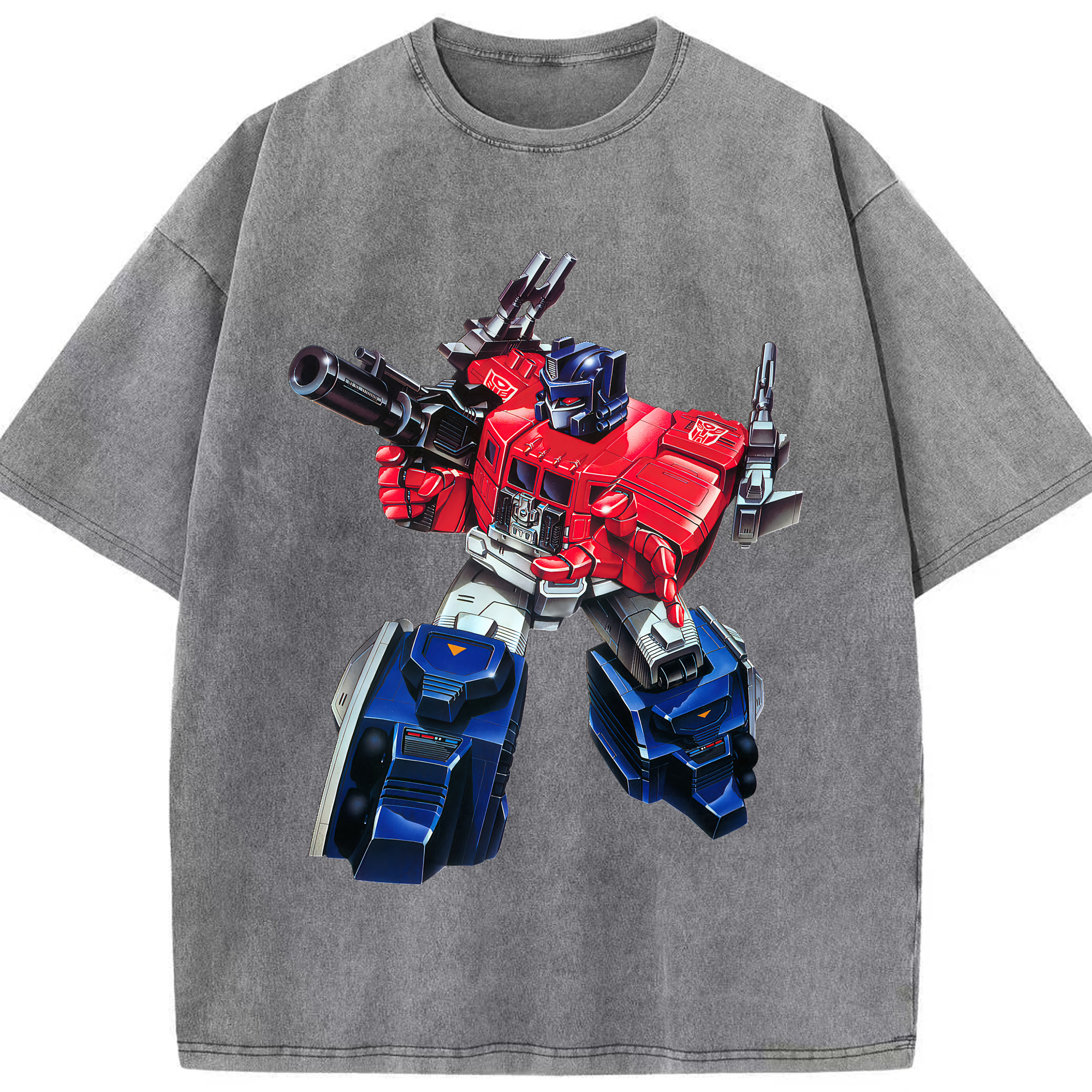 （画像用） Transformers トランスフォーマー 綿100% ヴィンテージ風 半袖Tシャツ（フロントプリント）