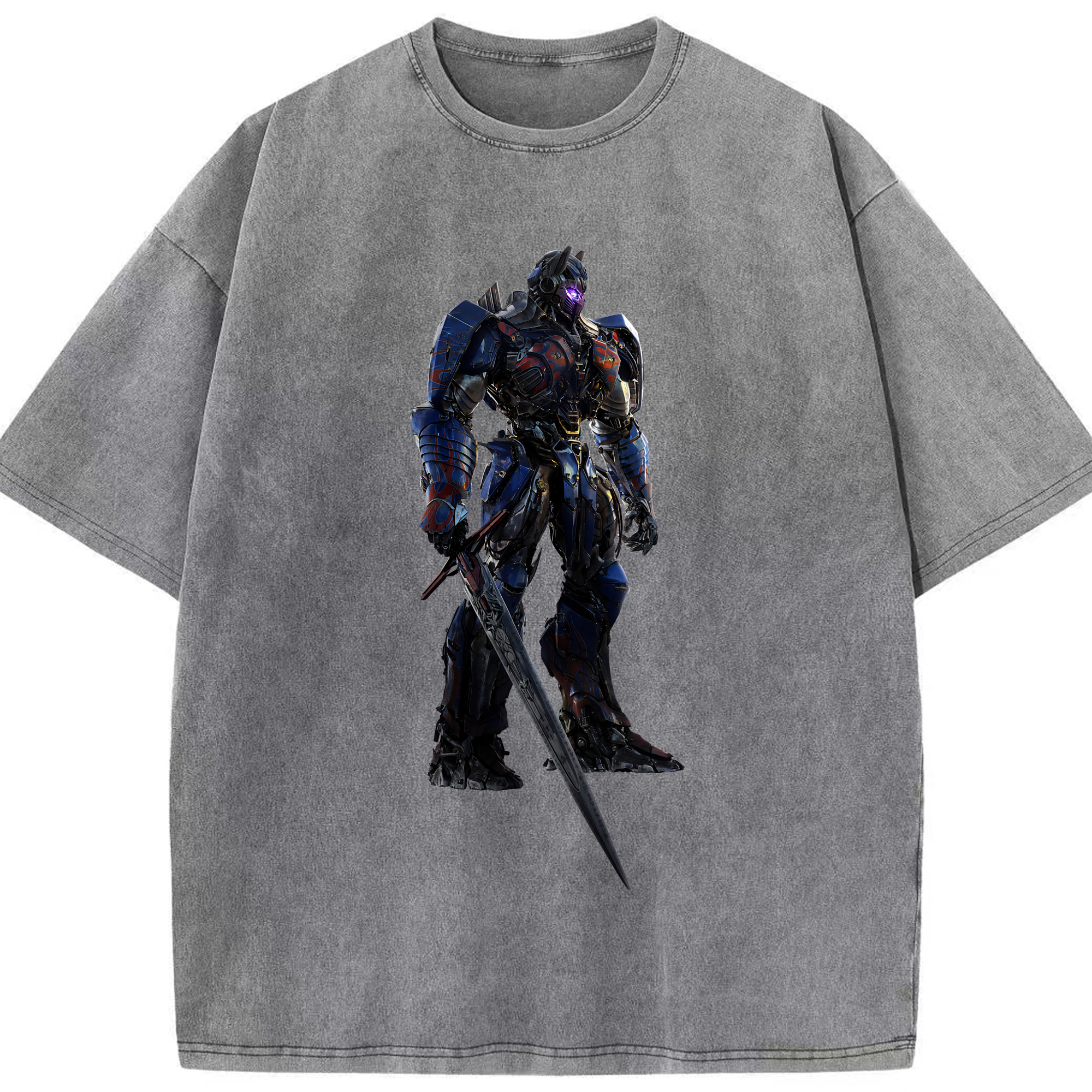 （画像用） Transformers トランスフォーマー 綿100% ヴィンテージ風 半袖Tシャツ（フロントプリント）