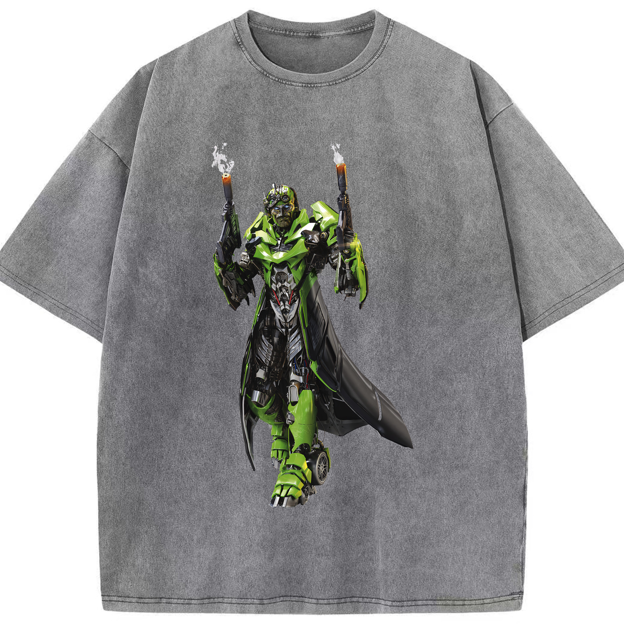 （画像用） Transformers トランスフォーマー 綿100% ヴィンテージ風 半袖Tシャツ（フロントプリント）