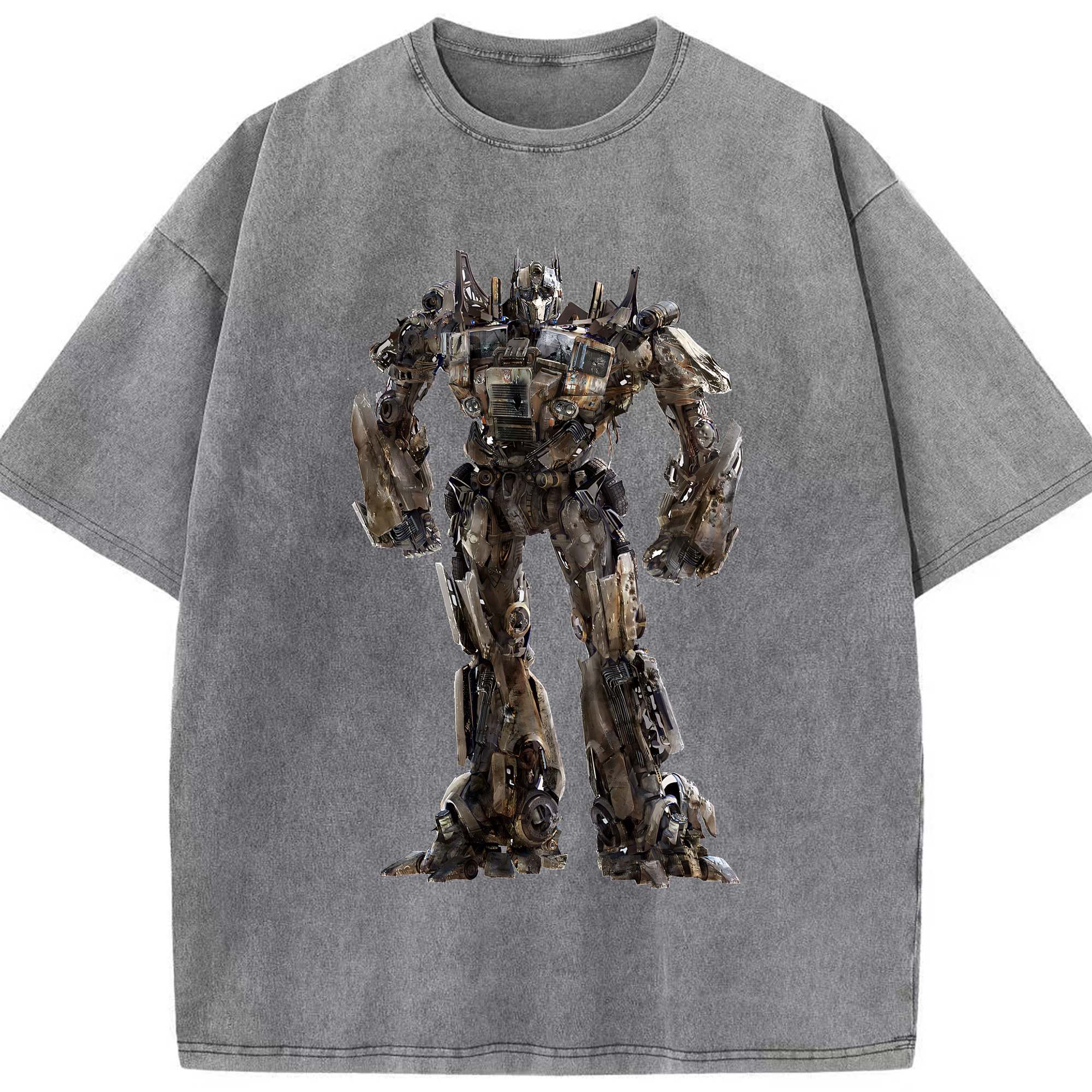 （画像用） Transformers トランスフォーマー 綿100% ヴィンテージ風 半袖Tシャツ（フロントプリント）