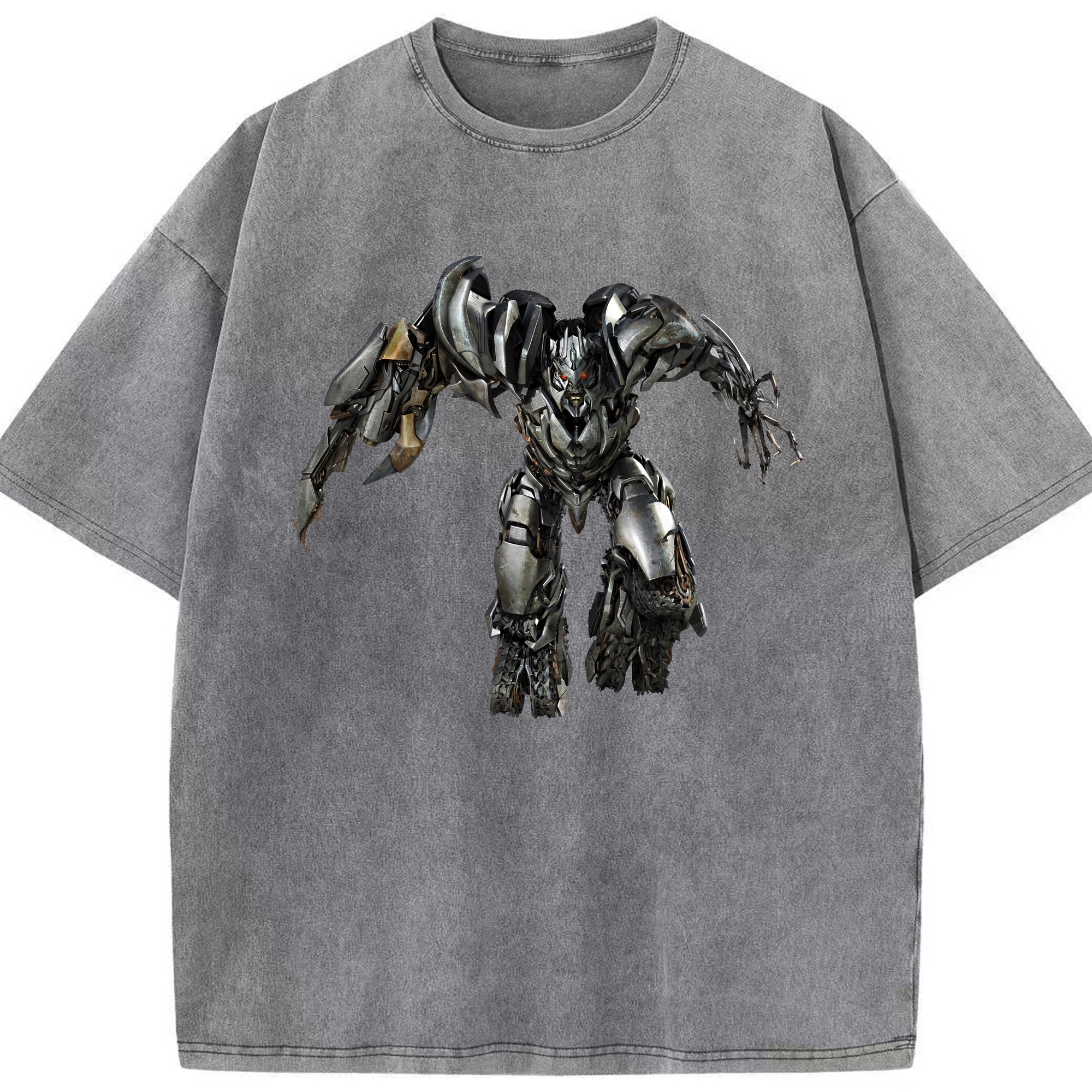 （画像用） Transformers トランスフォーマー 綿100% ヴィンテージ風 半袖Tシャツ（フロントプリント）