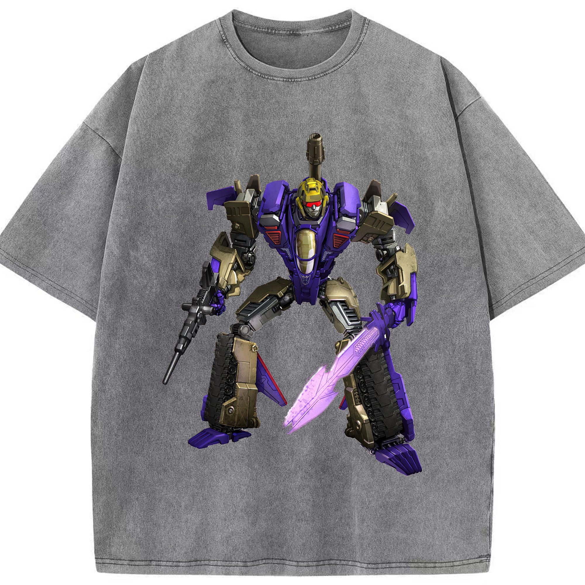 （画像用） Transformers トランスフォーマー 綿100% ヴィンテージ風 半袖Tシャツ（フロントプリント）