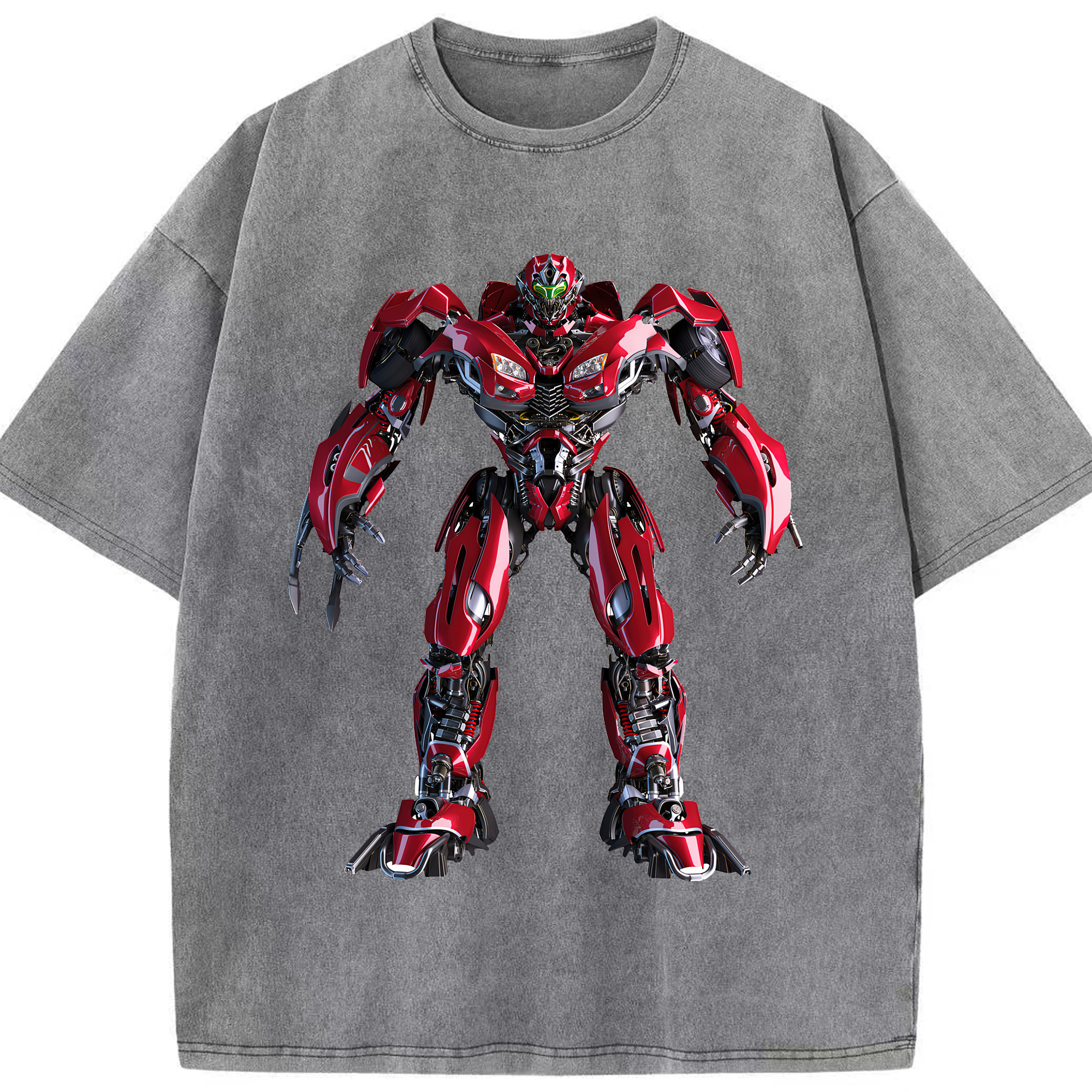 （画像用） Transformers トランスフォーマー 綿100% ヴィンテージ風 半袖Tシャツ（フロントプリント）